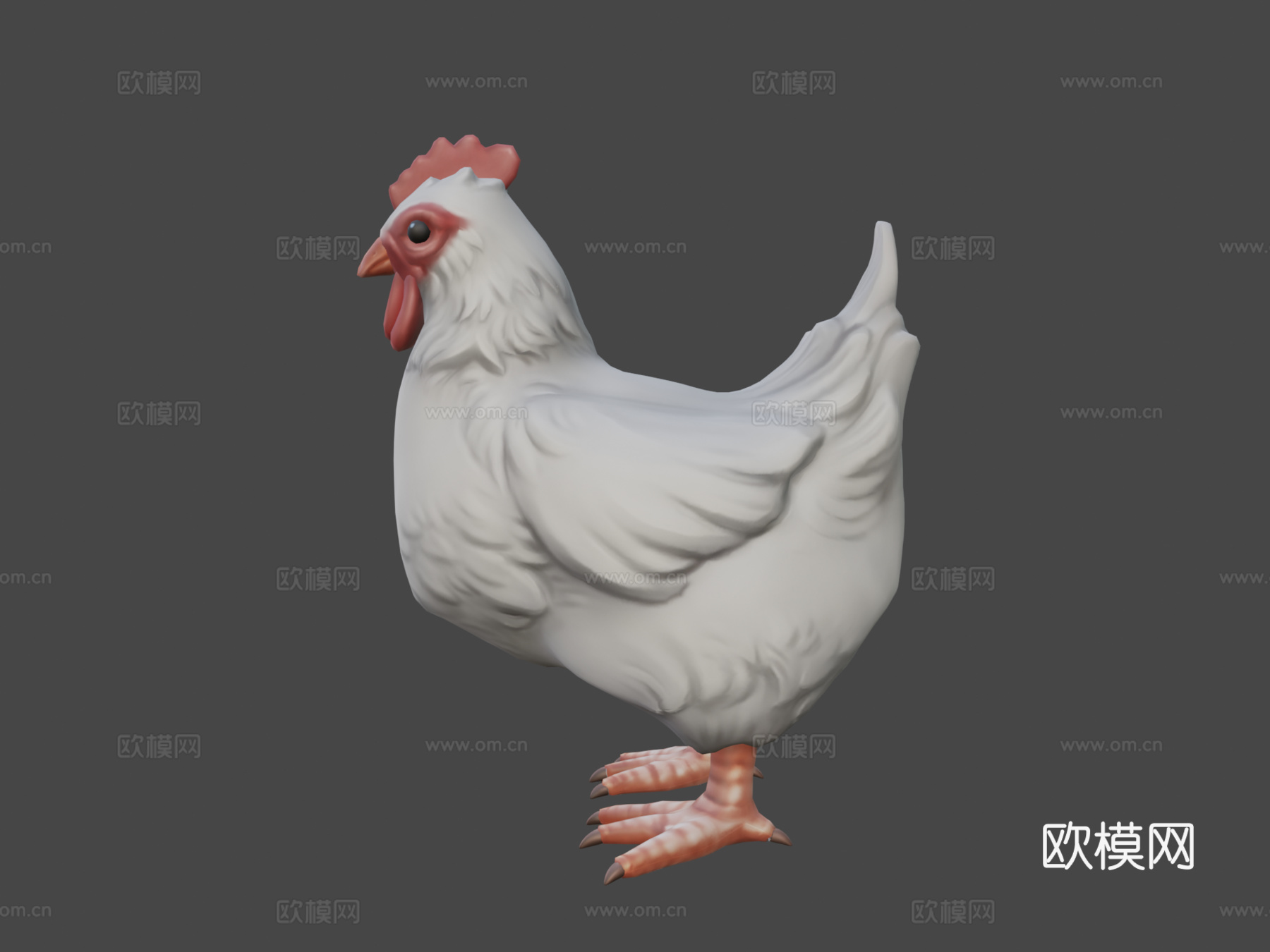 小鸡伙伴su模型下载（渲染图8）