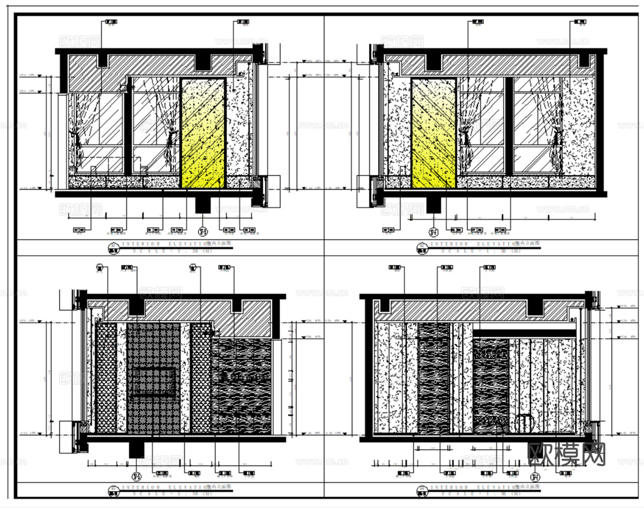 棋牌室 麻将室 棋牌会所 棋牌娱乐 娱乐棋牌 麻将馆 自助棋cad施工图下载（渲染图4）