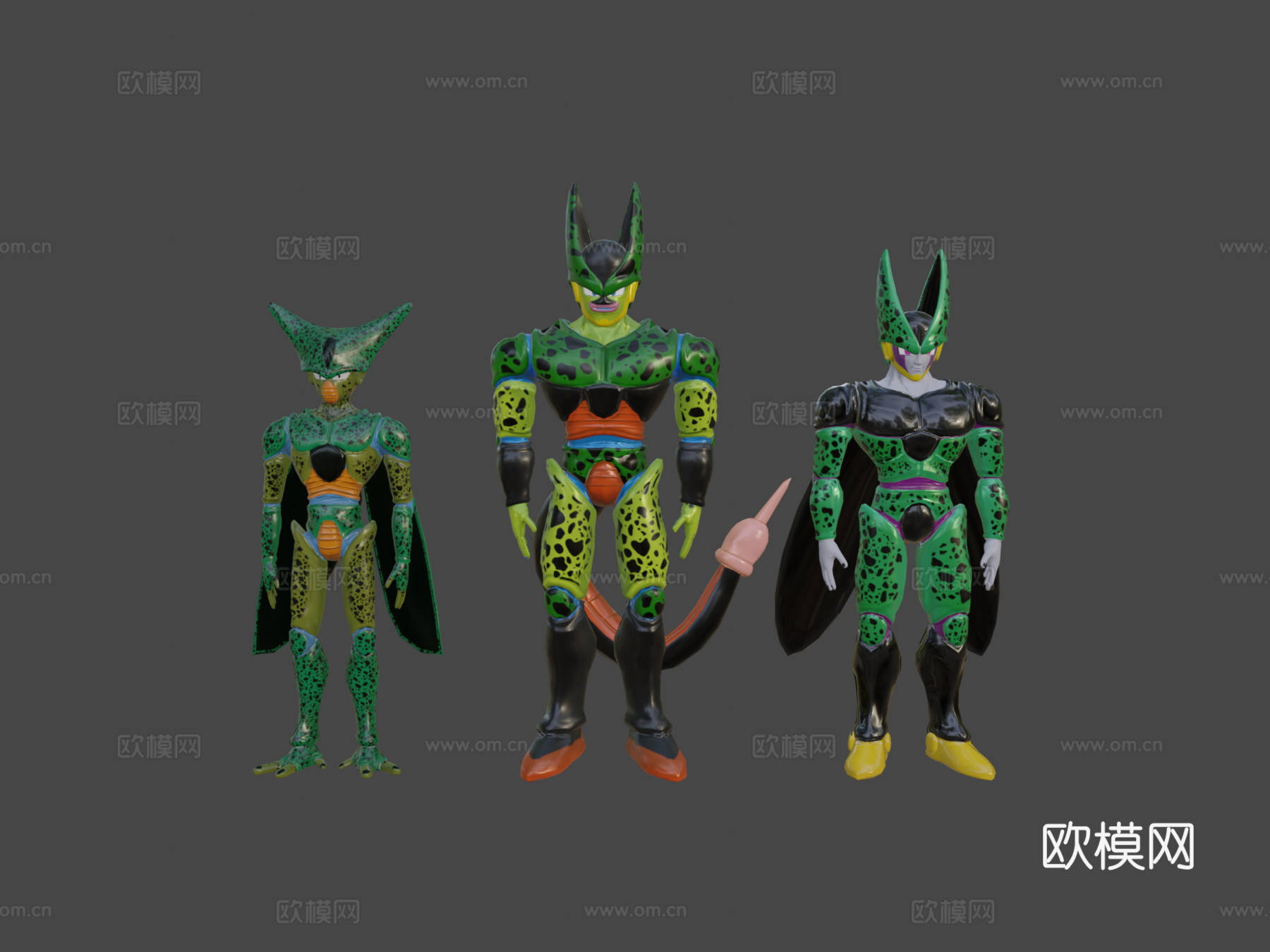 细胞进化龙珠Zsu模型下载（渲染图8）