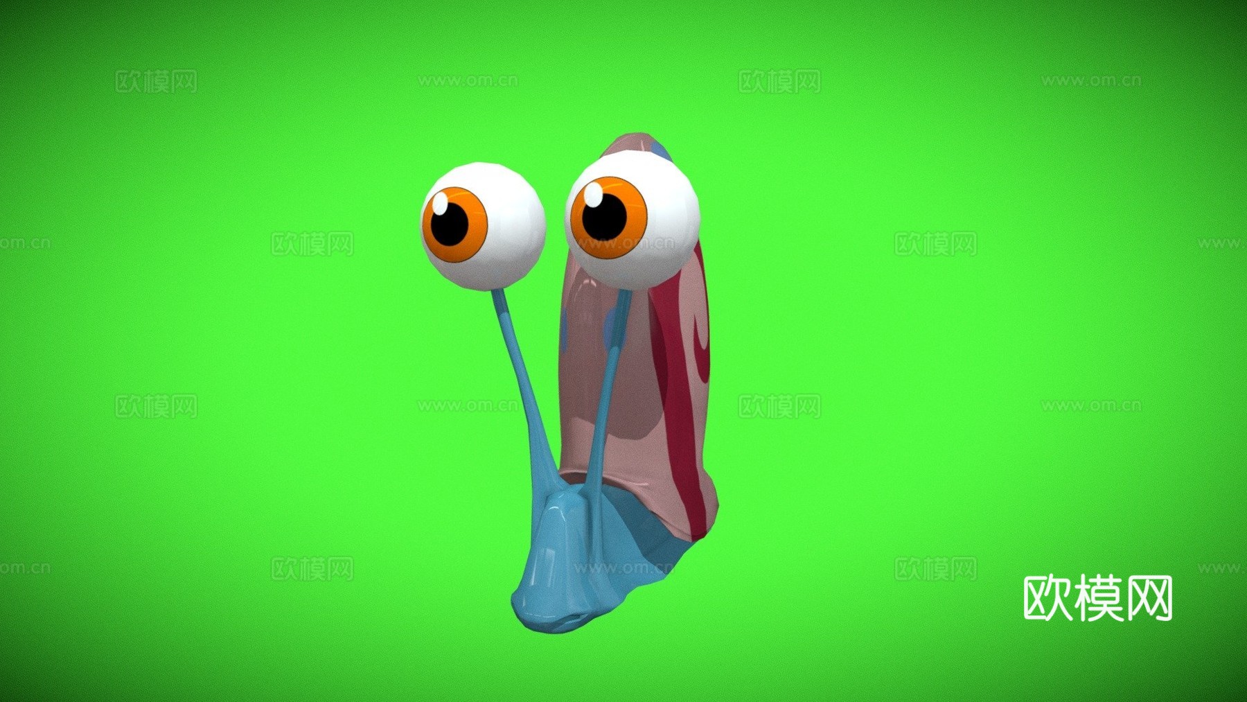 蜗牛加里su模型下载（渲染图1）