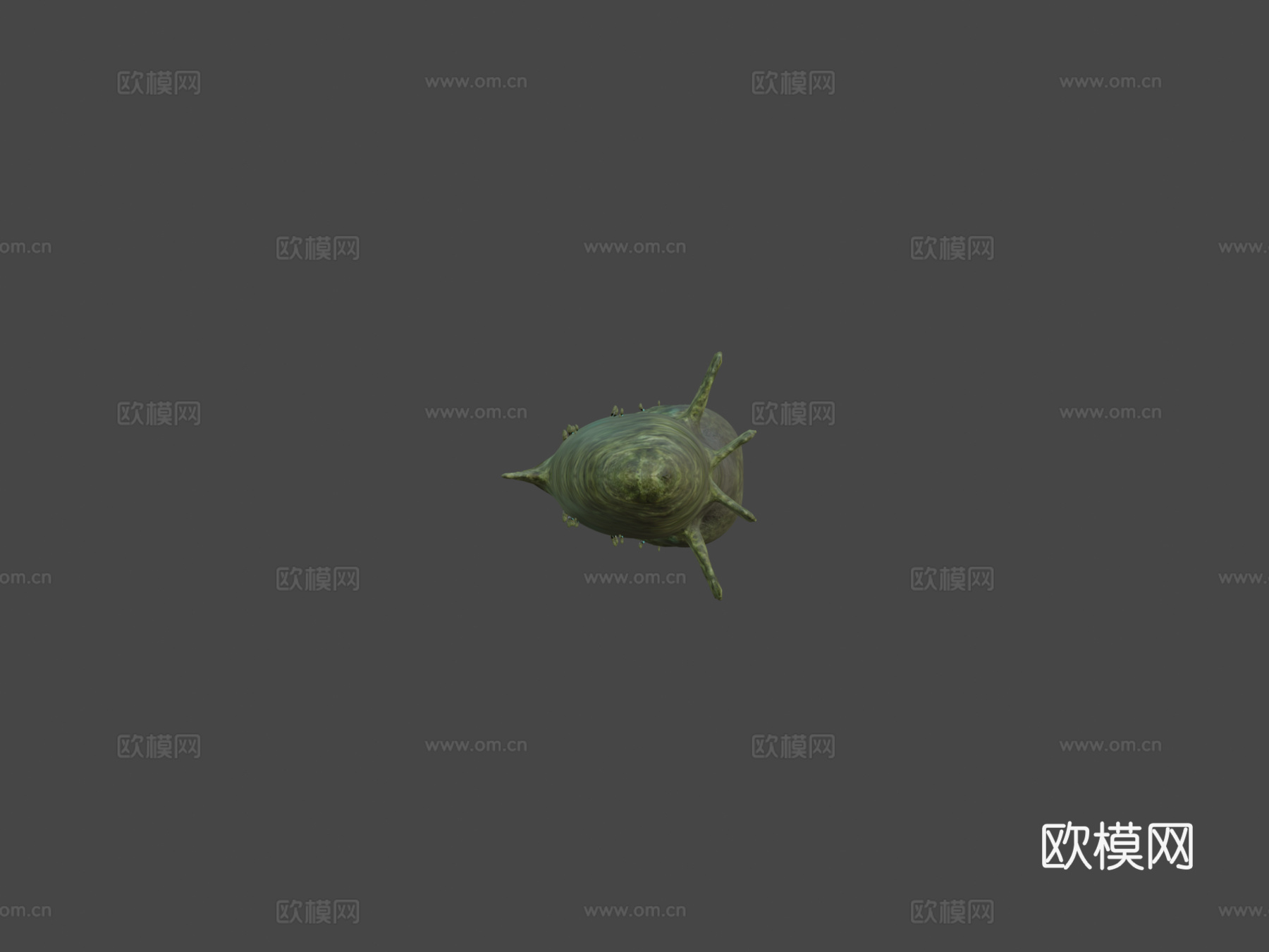 怪兽鱼su模型下载（渲染图5）