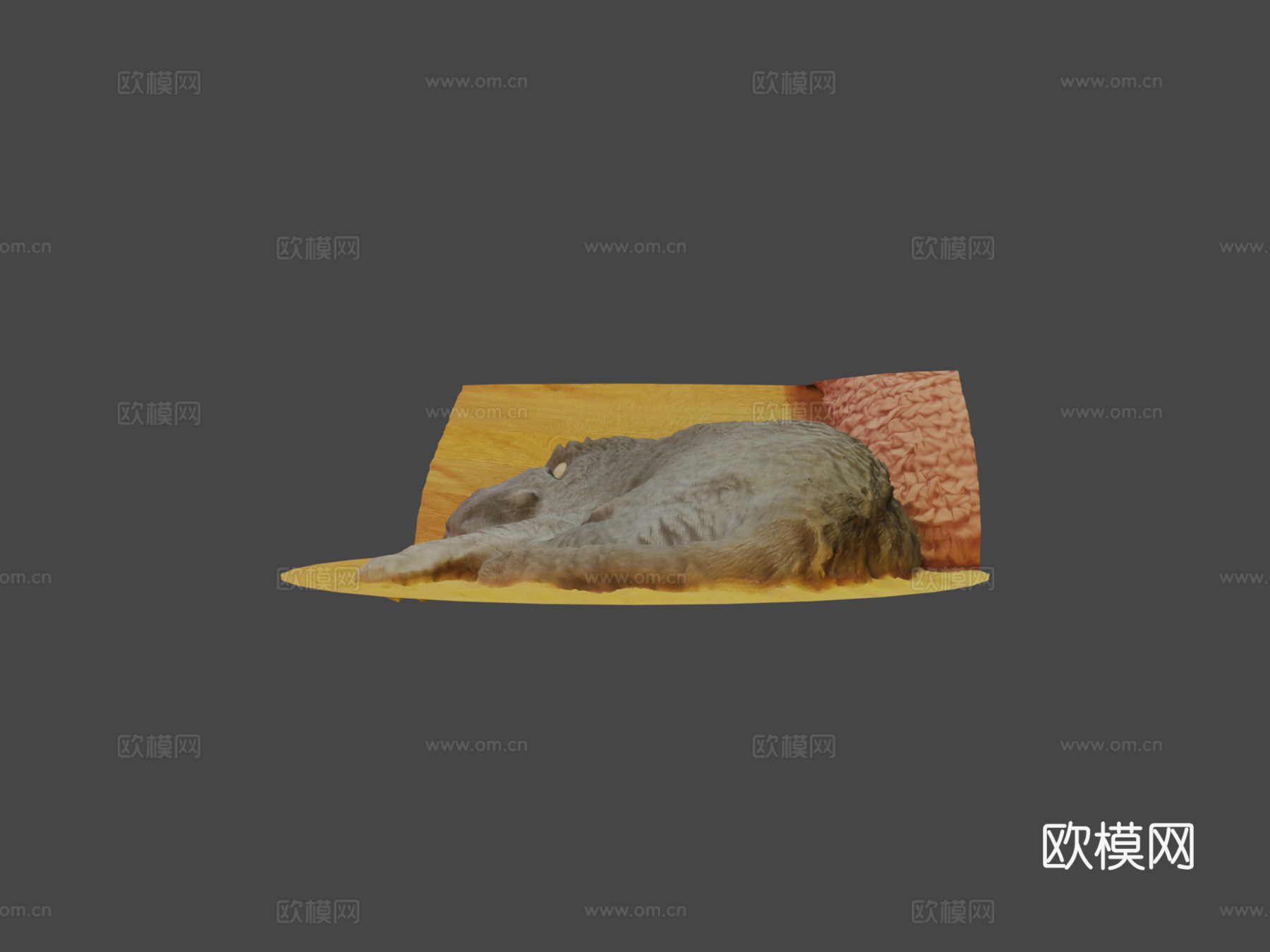 睡猫su模型下载（渲染图5）
