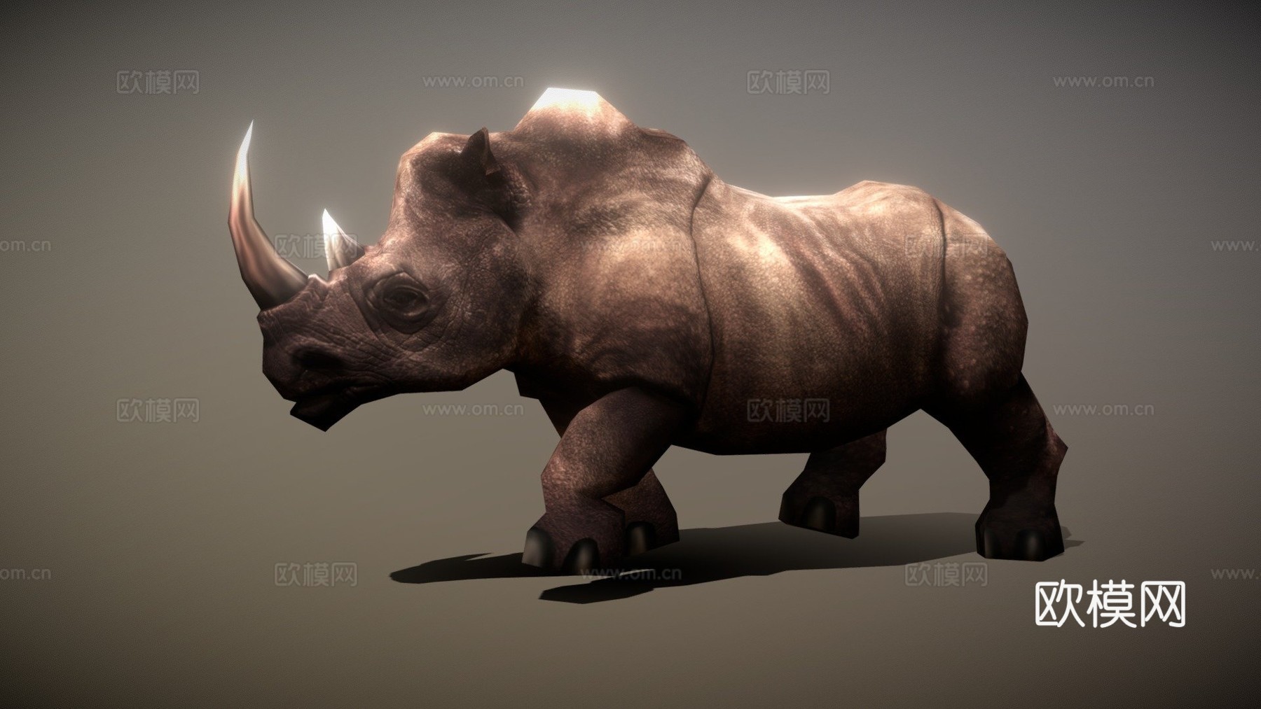 RT幻想坐骑犀牛su模型