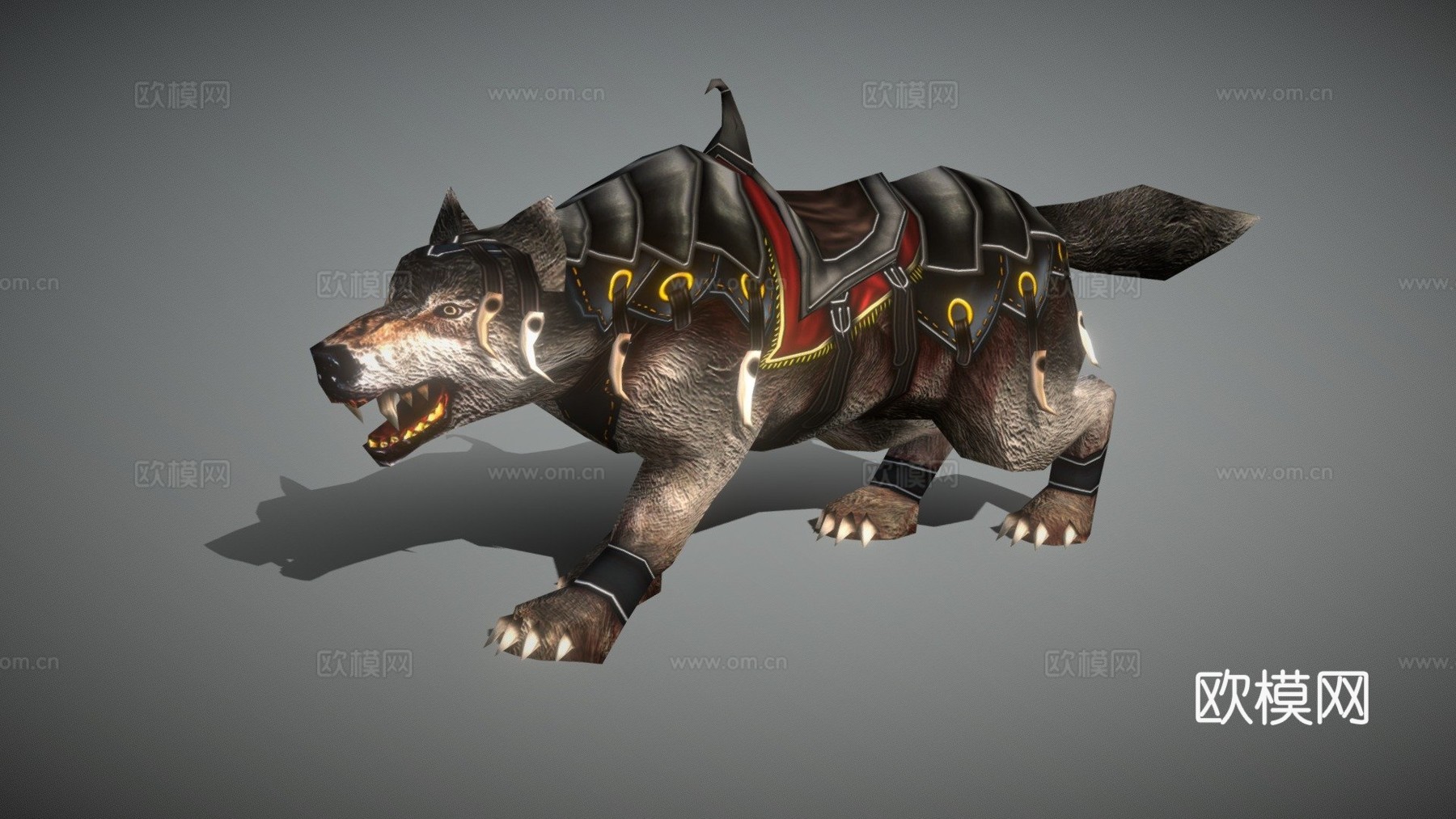 RT幻想坐骑狼su模型