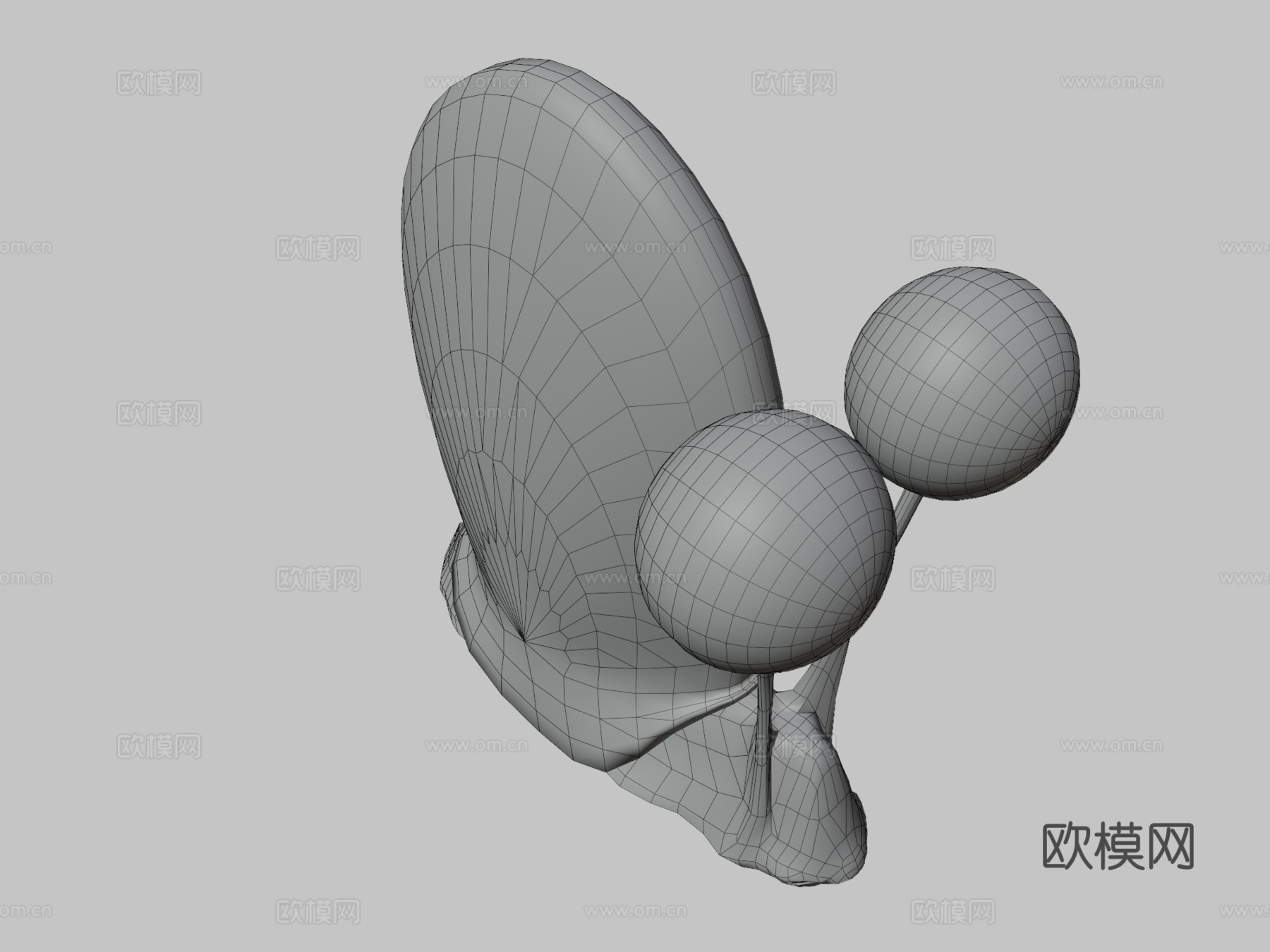 蜗牛加里su模型下载（渲染图4）