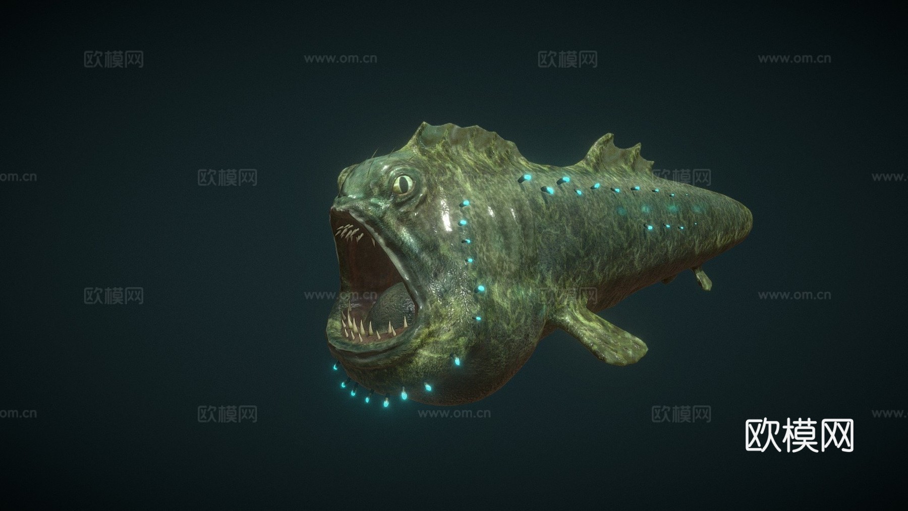 怪兽鱼su模型下载（渲染图1）