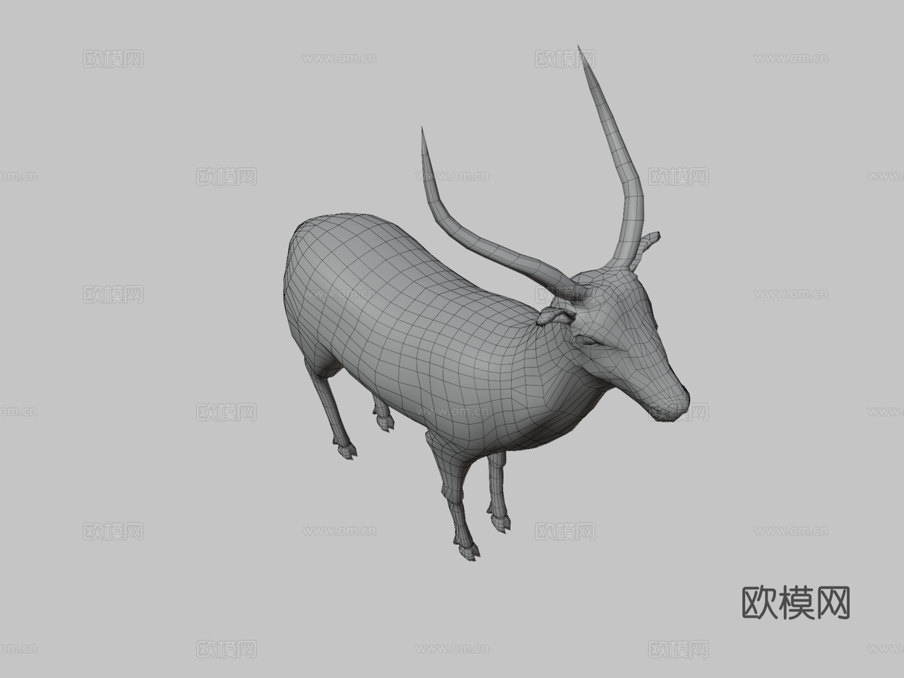 黑斑羚su模型