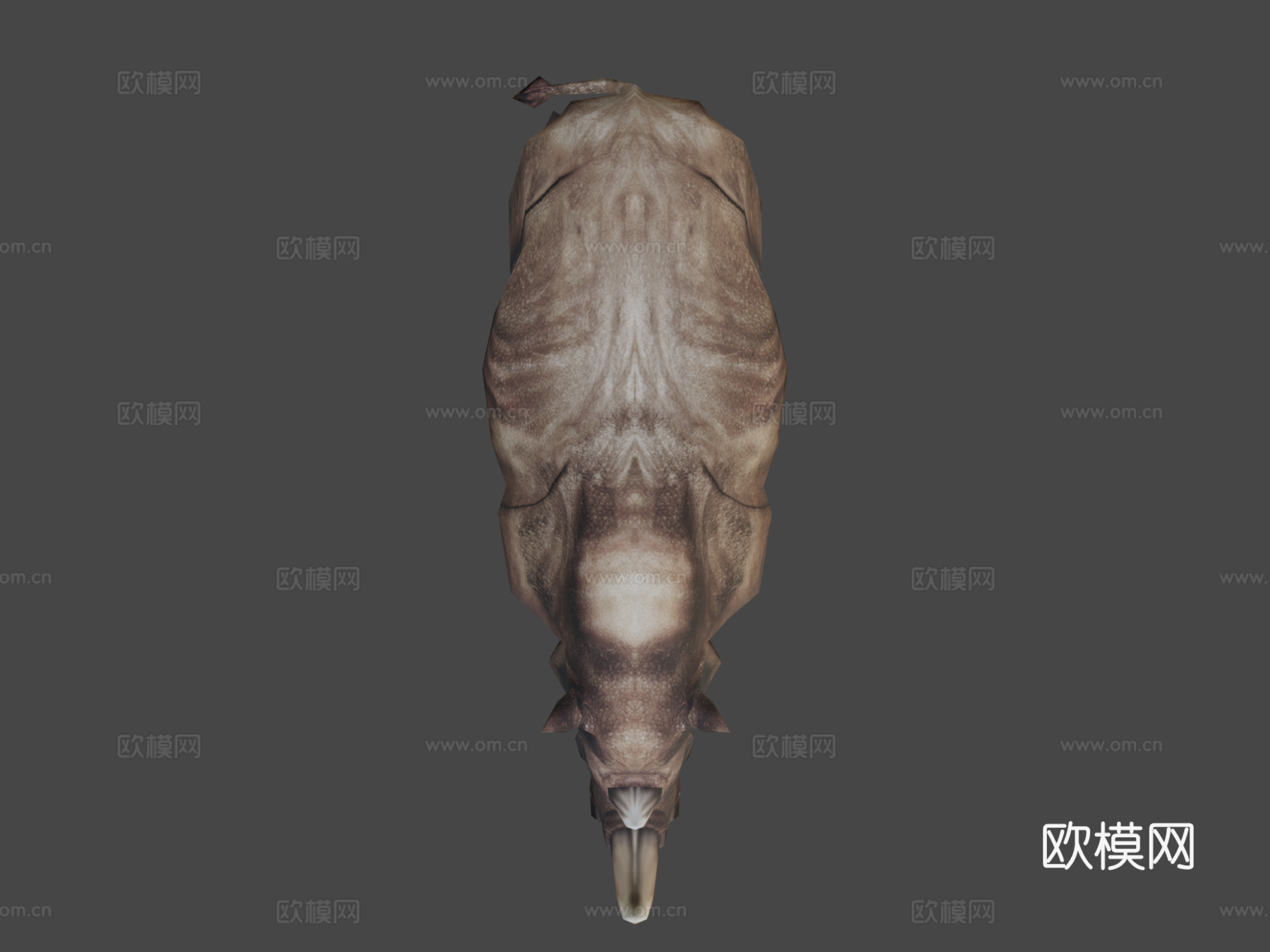 RT幻想坐骑犀牛su模型