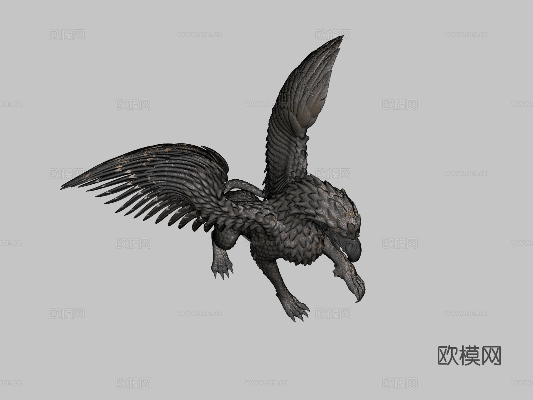 狮鹫格里芬打印su模型