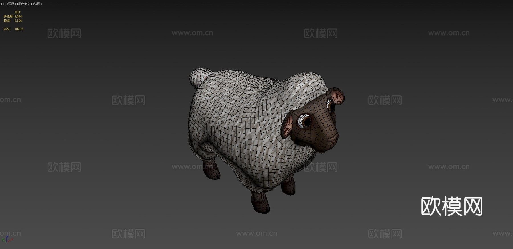 绵羊su模型下载（渲染图4）