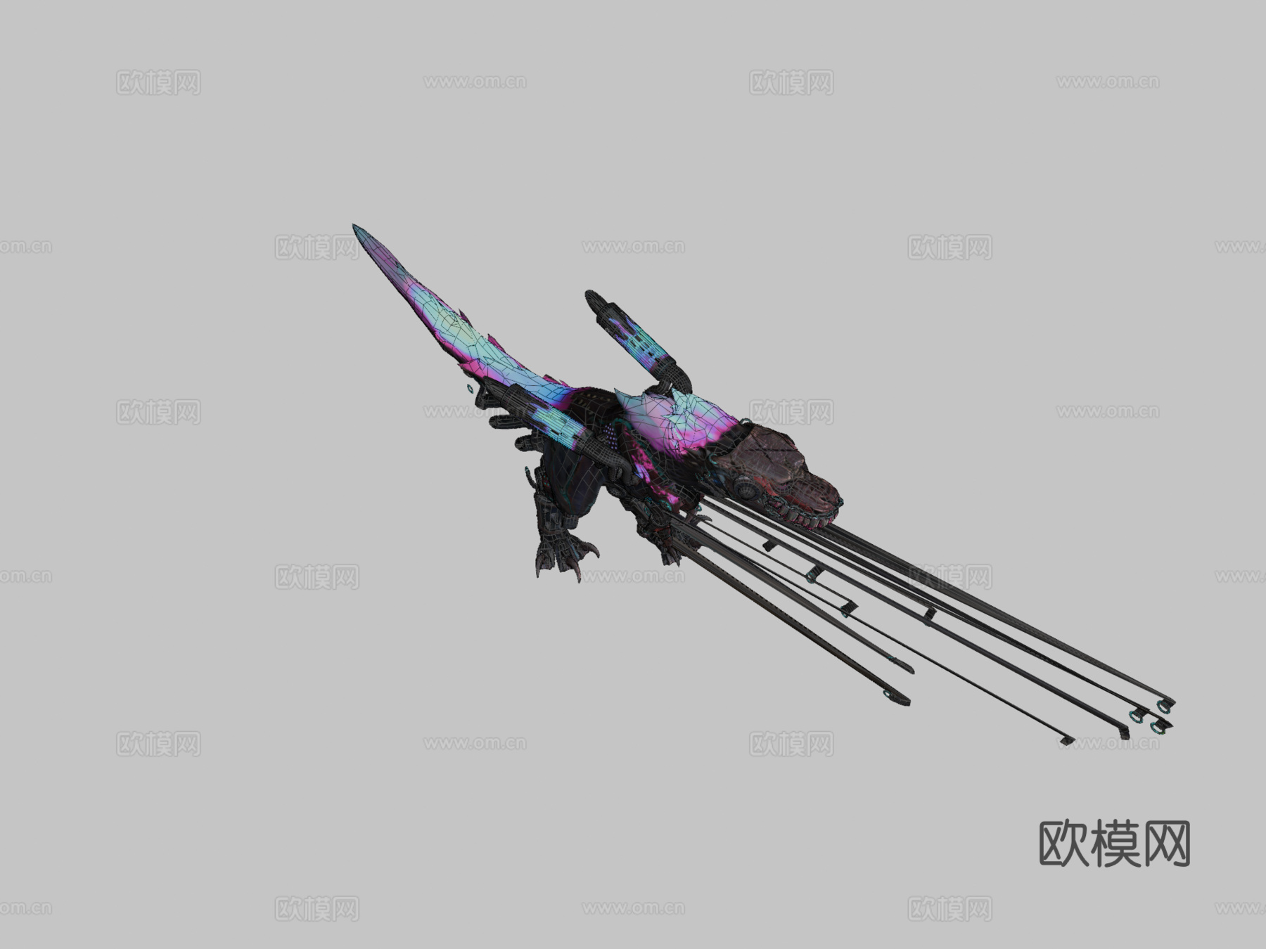 BANGtail咆哮动画su模型