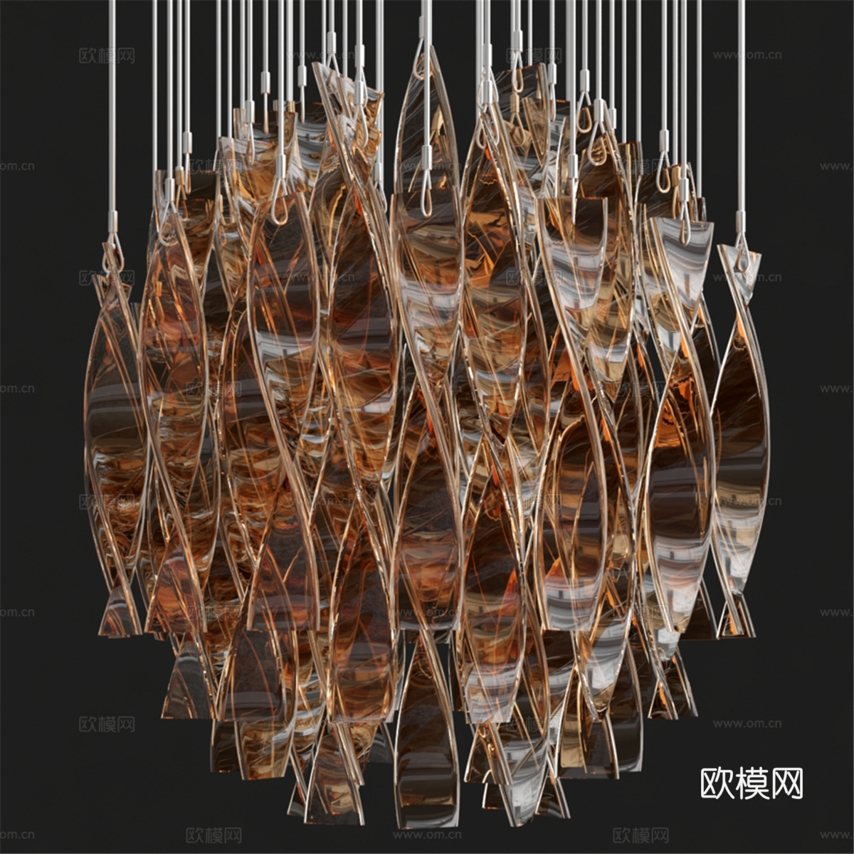 Aura 60 棕色3d模型