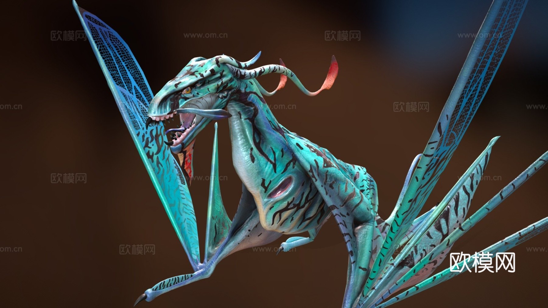 阿凡达的斑溪兽游戏就绪su模型