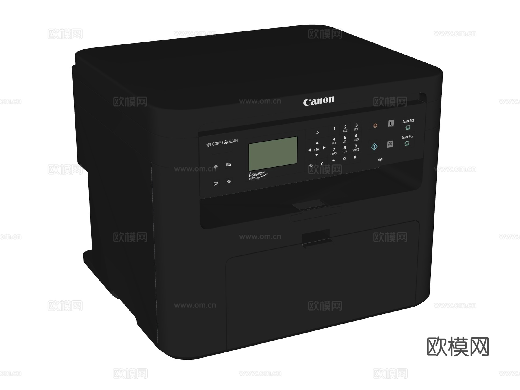 打印机 家用打印机 商用打印机su模型