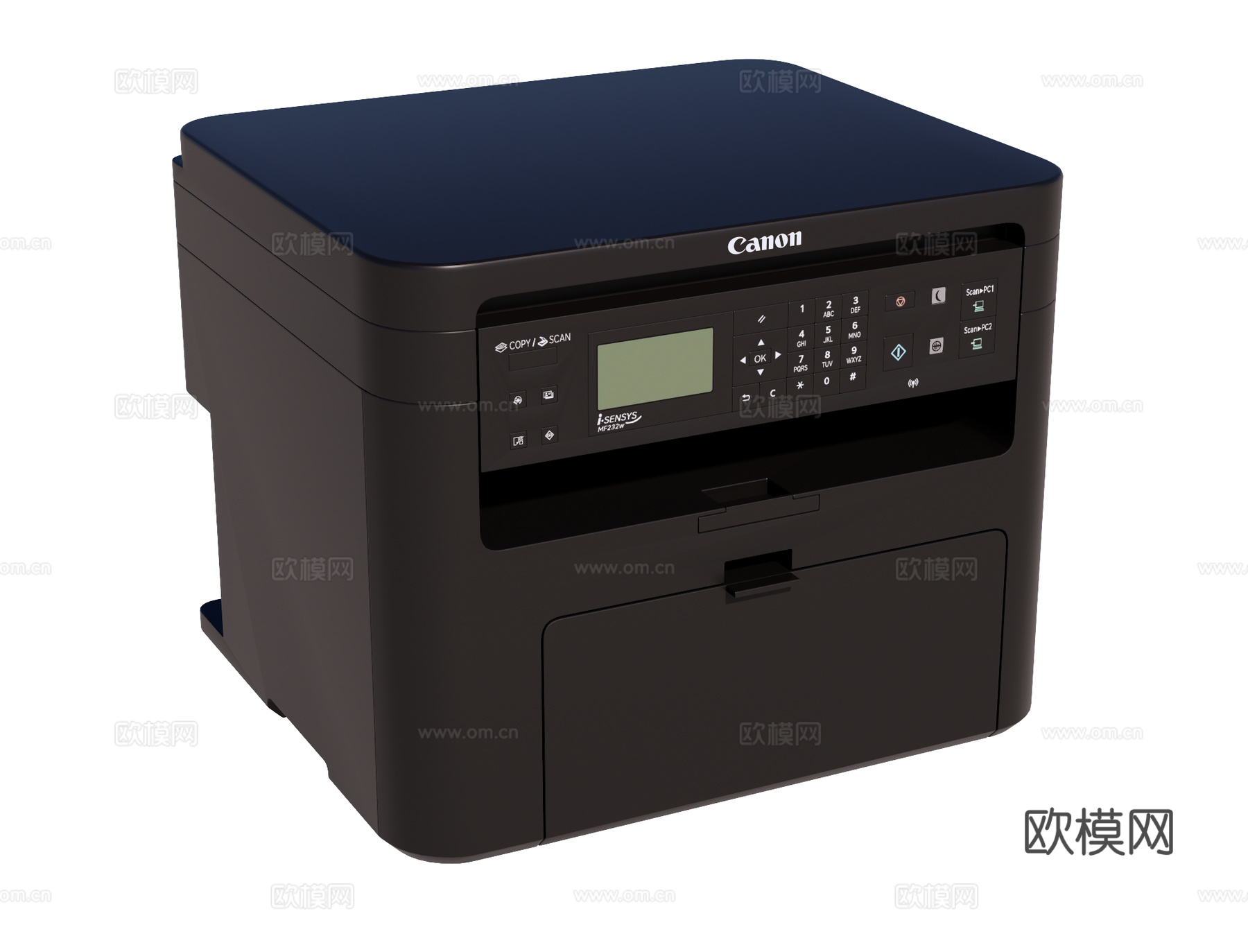 打印机 家用打印机 商用打印机su模型