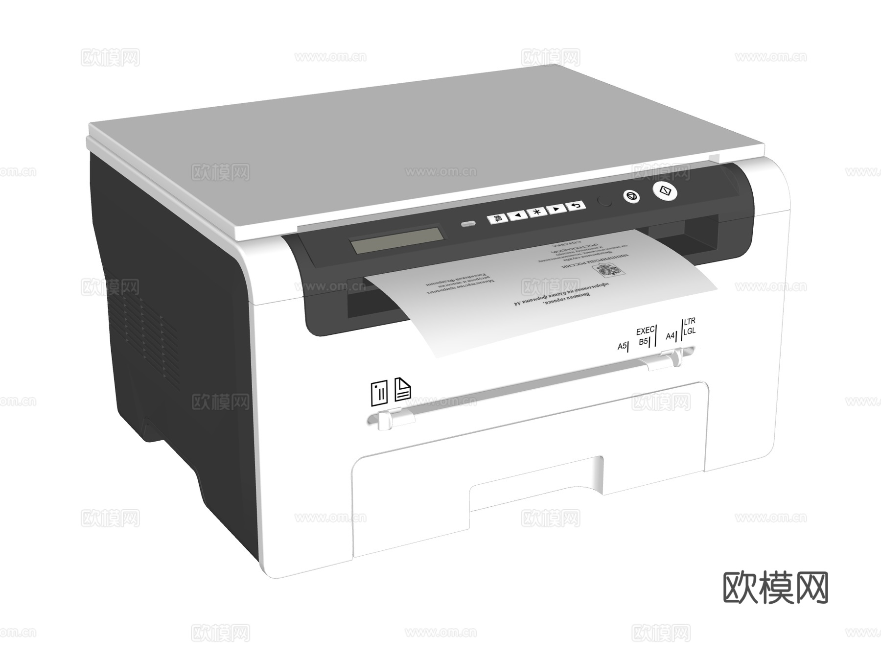打印机 家用打印机 商用打印机su模型