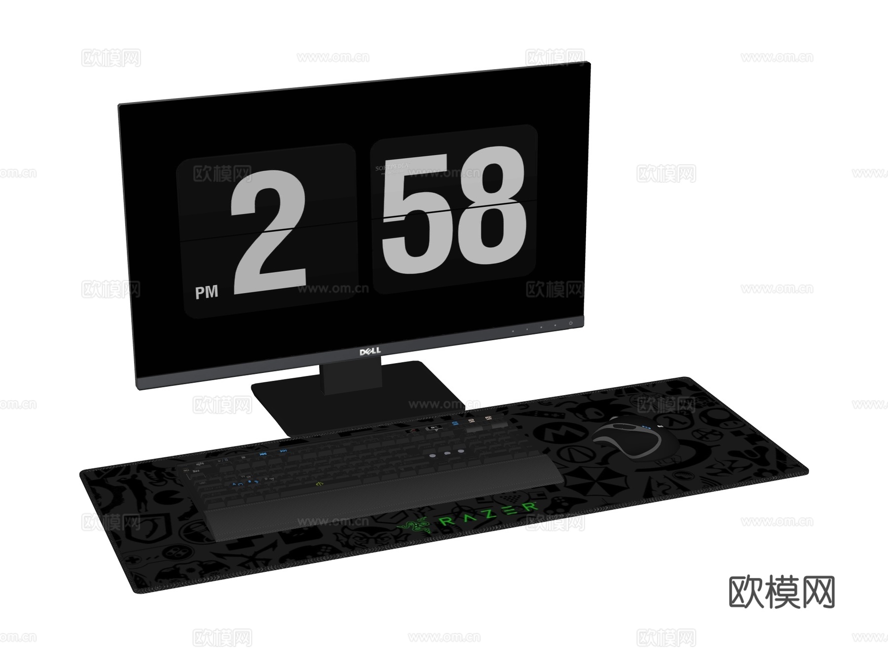 台式电脑 PCsu模型下载（渲染图2）