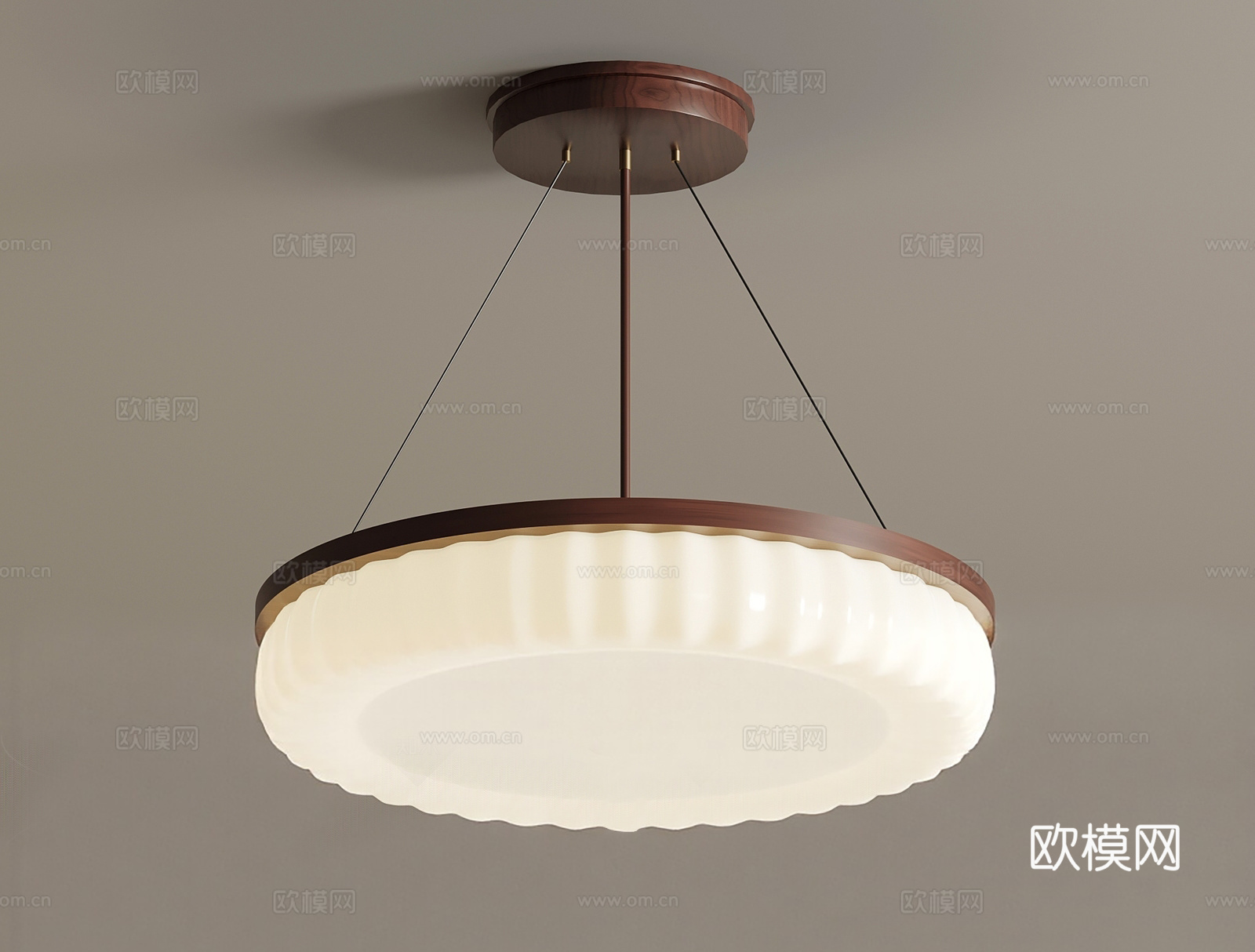 中古风吊灯3d模型