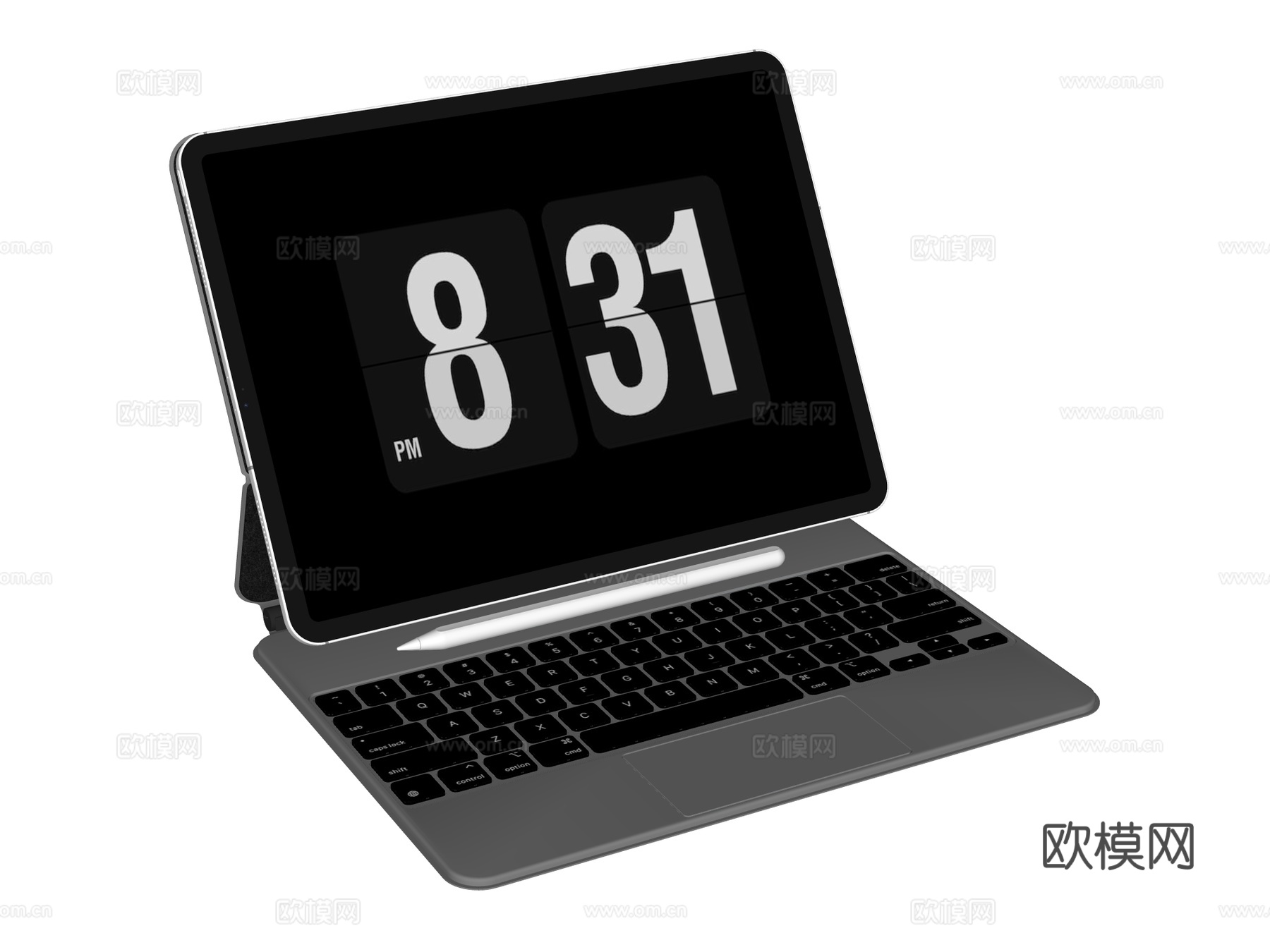 平板电脑su模型下载（渲染图2）