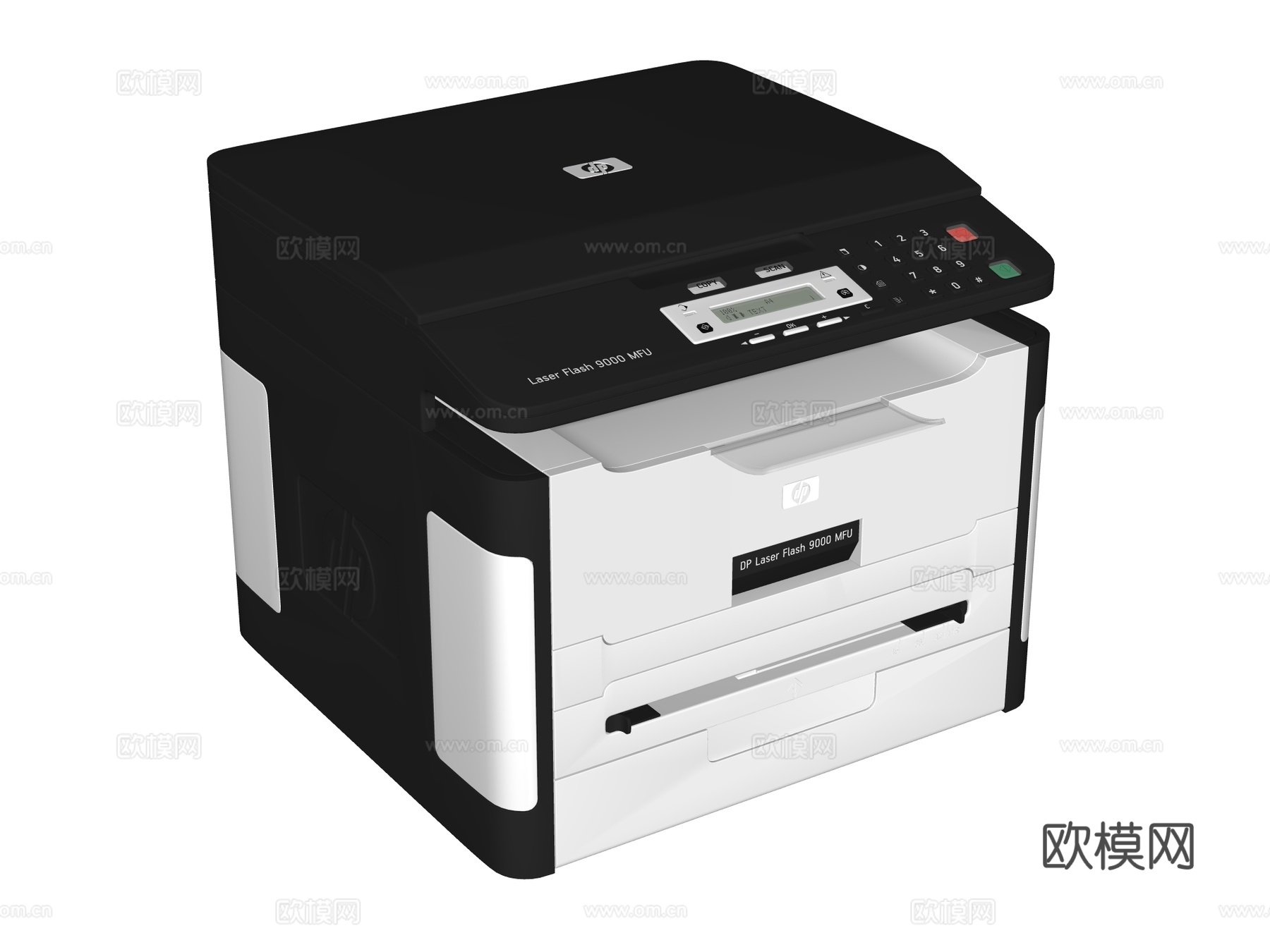 打印机 家用打印机 商用打印机su模型