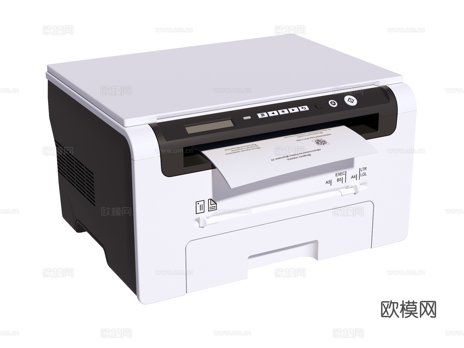 打印机 家用打印机 商用打印机su模型