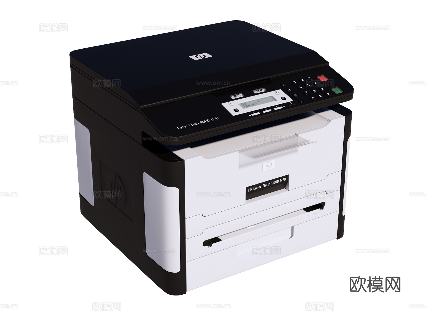 打印机 家用打印机 商用打印机su模型