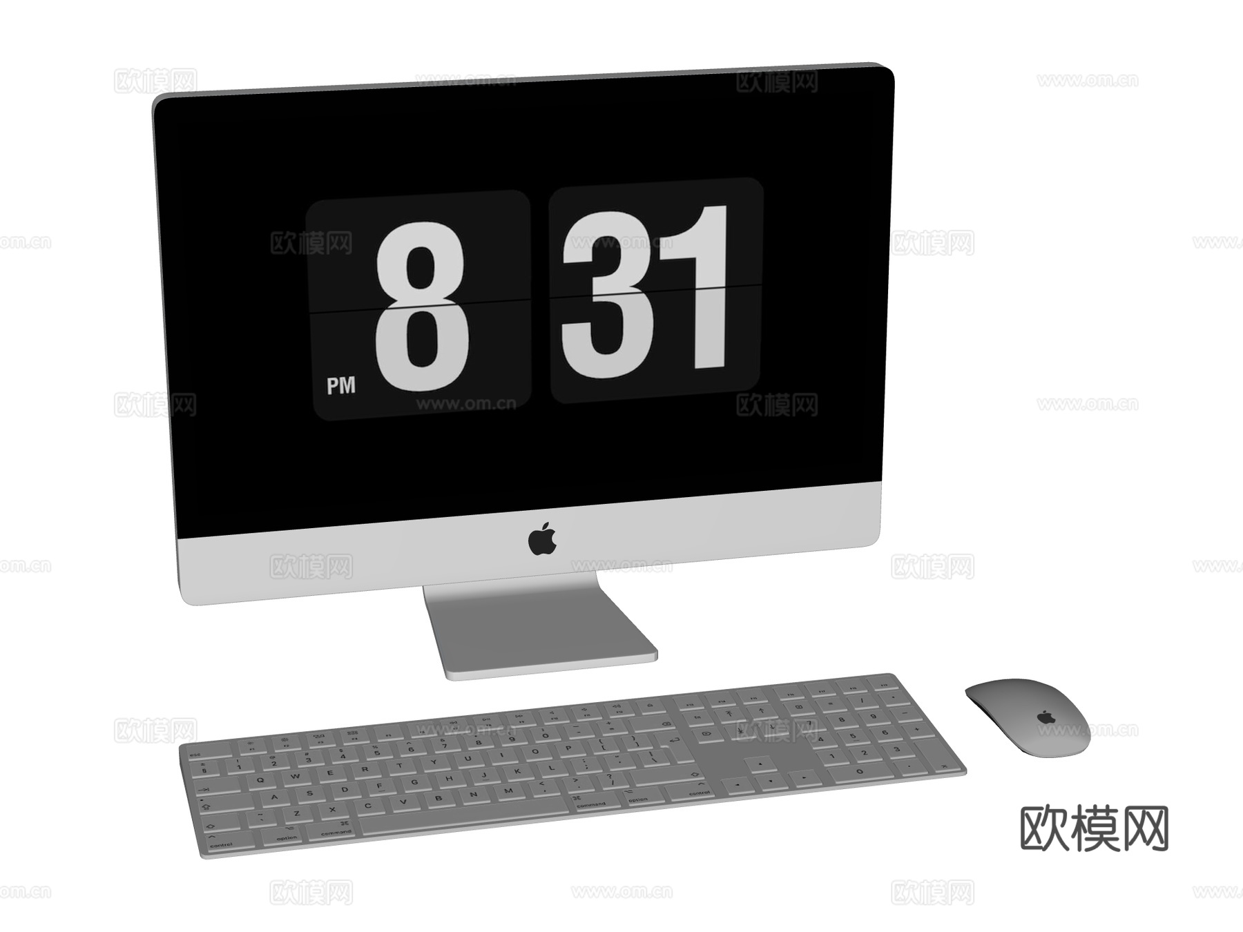 苹果电脑 mac电脑su模型下载（渲染图2）