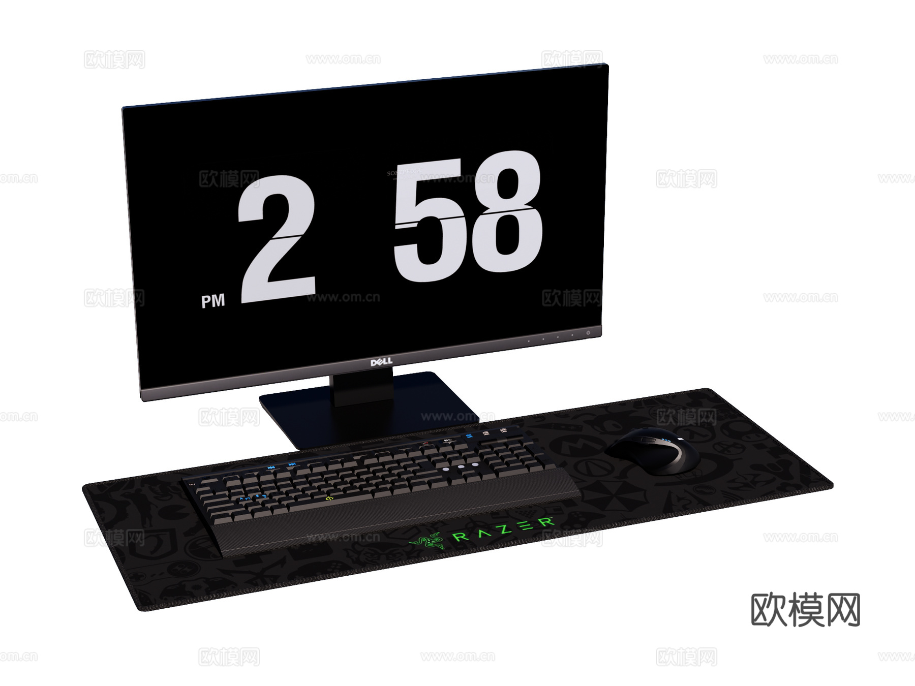 台式电脑 PCsu模型下载（渲染图1）