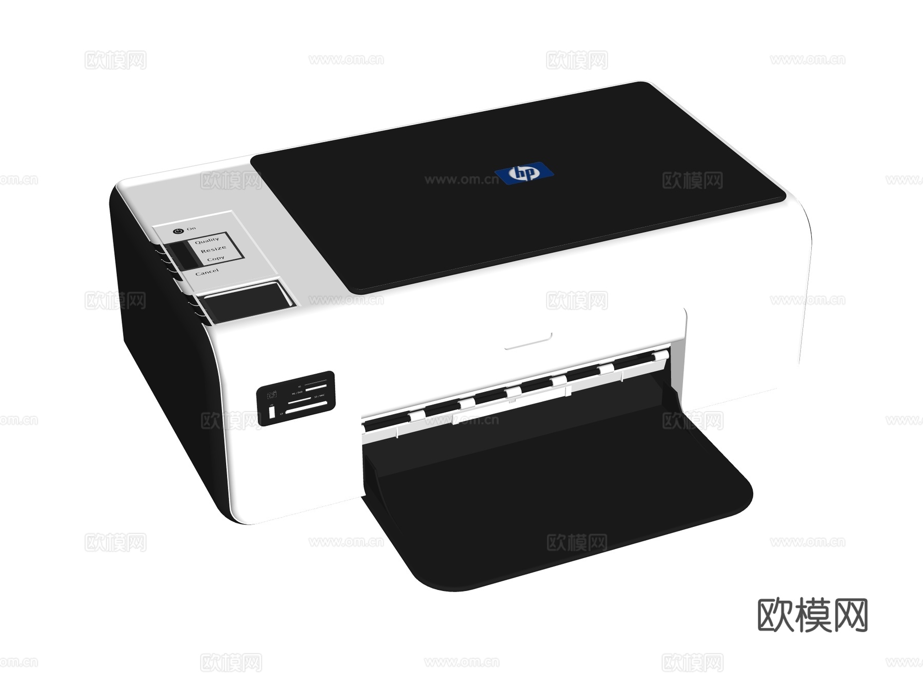 打印机 家用打印机 商用打印机su模型