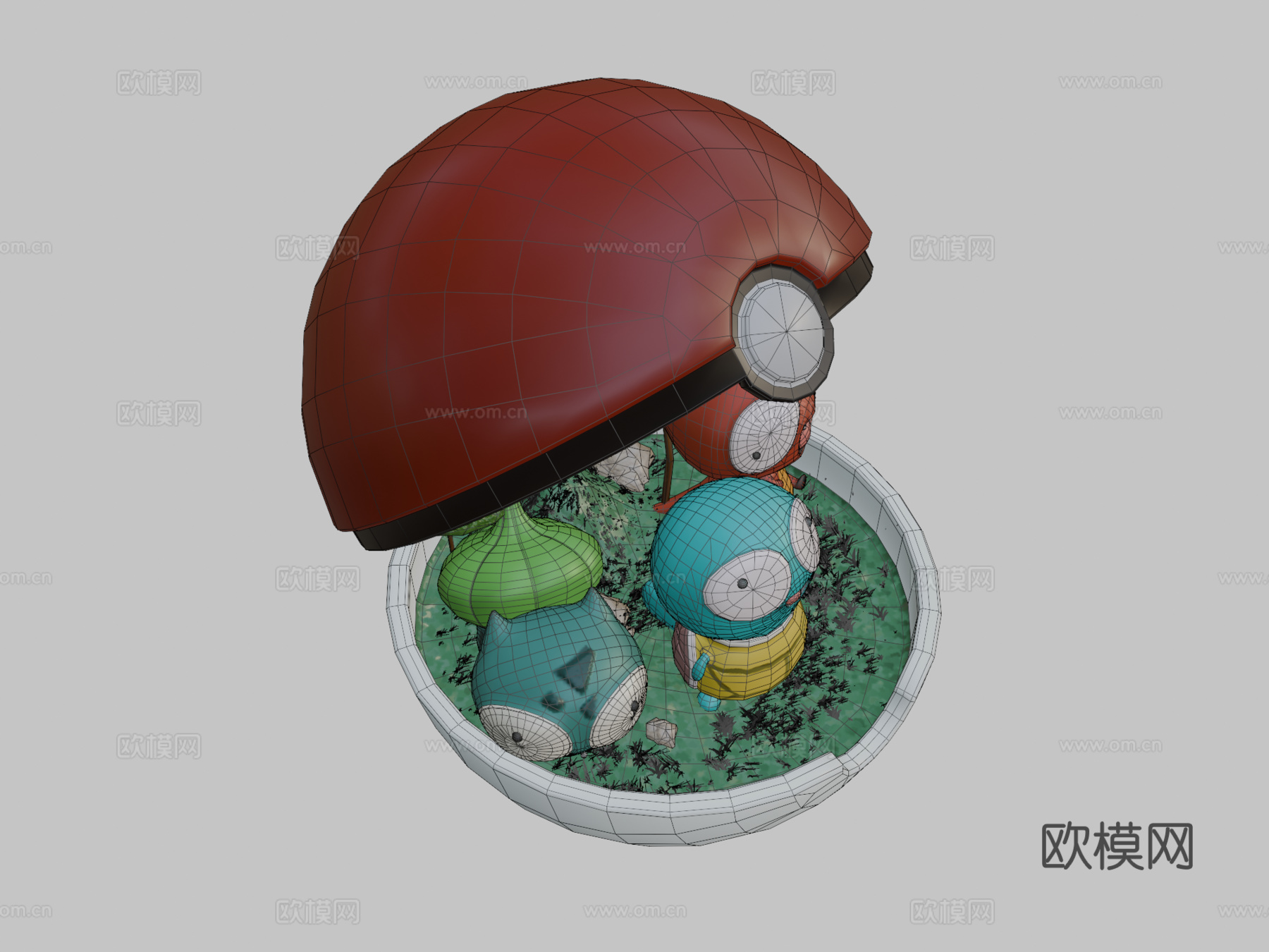 宝可梦su模型下载（渲染图2）