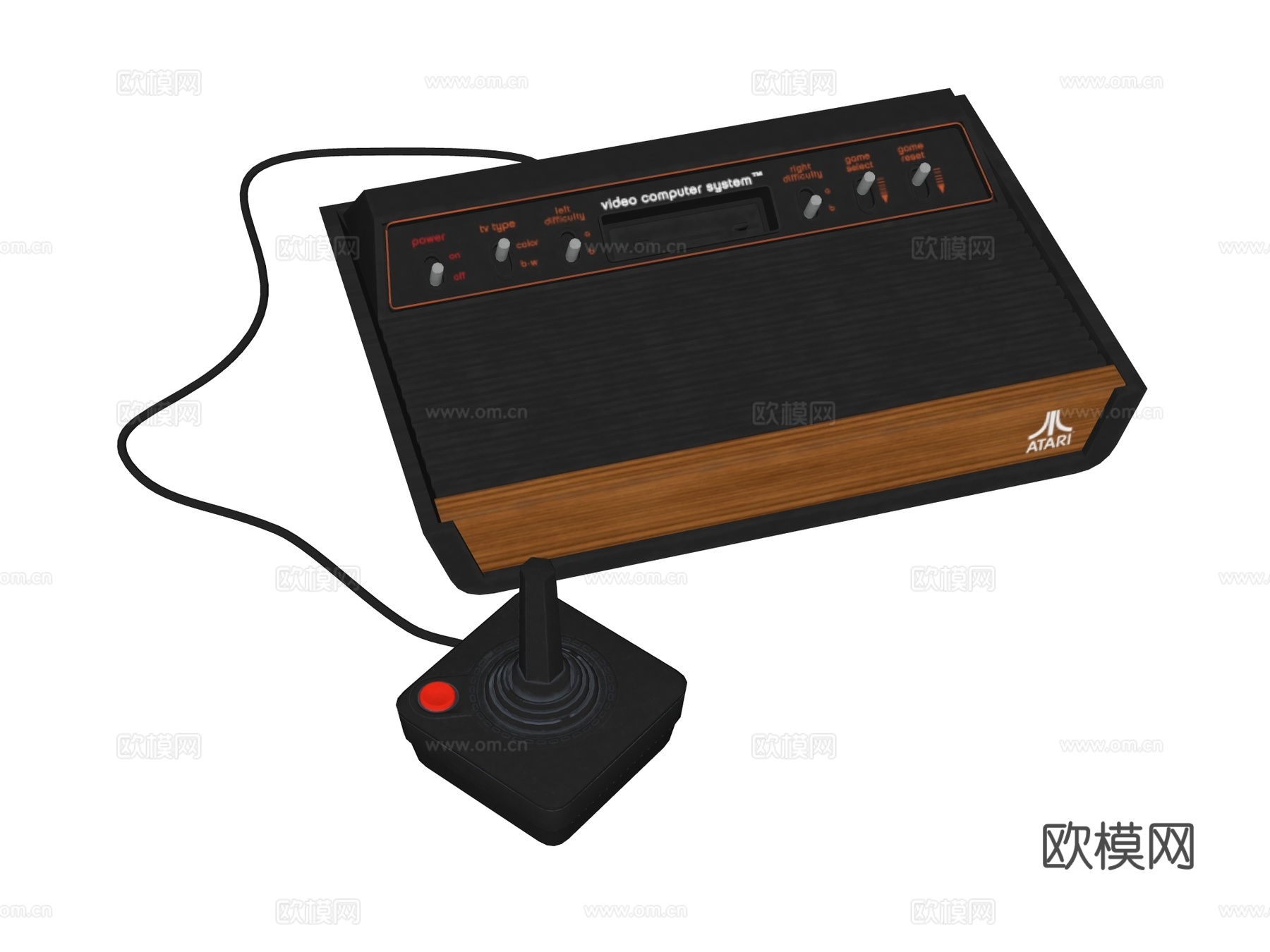 游戏主机 雅达利2600su模型