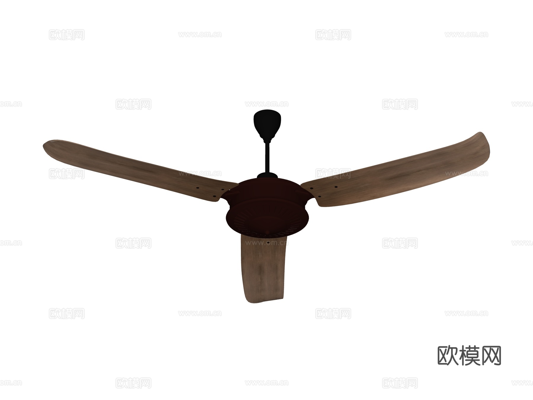 风扇 吊扇su模型下载（渲染图2）
