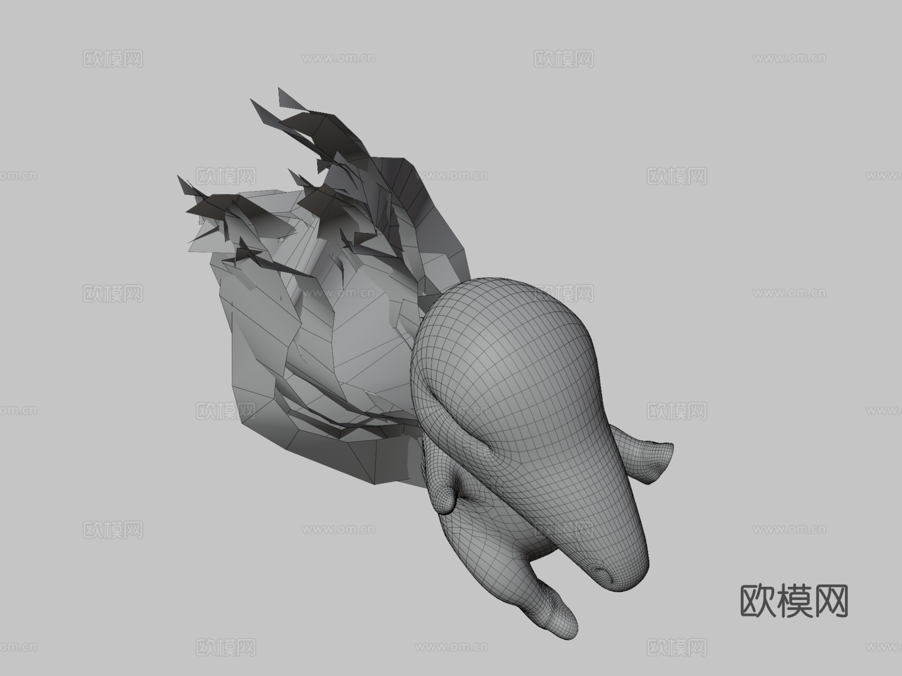火球鼠su模型下载（渲染图3）