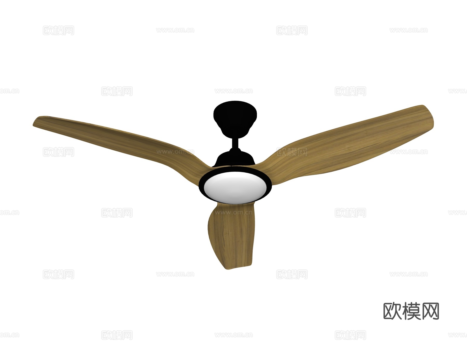 风扇 吊扇 风扇灯su模型下载（渲染图2）