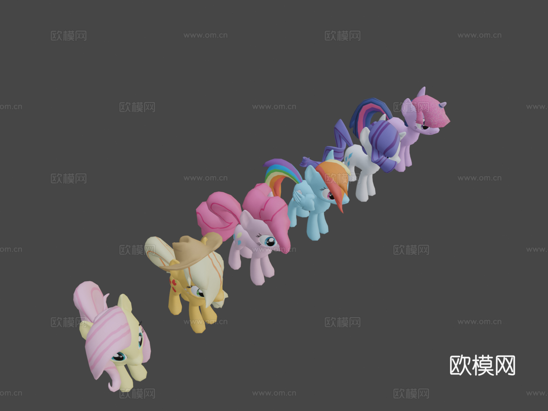 小马六号su模型下载（渲染图8）