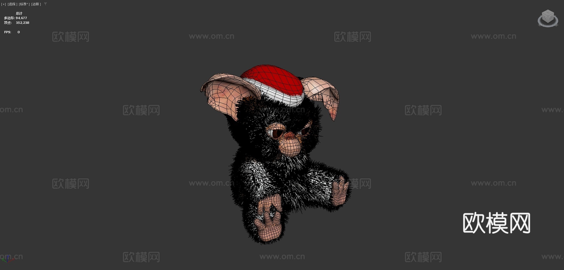 小魔怪吉兹莫完美级su模型