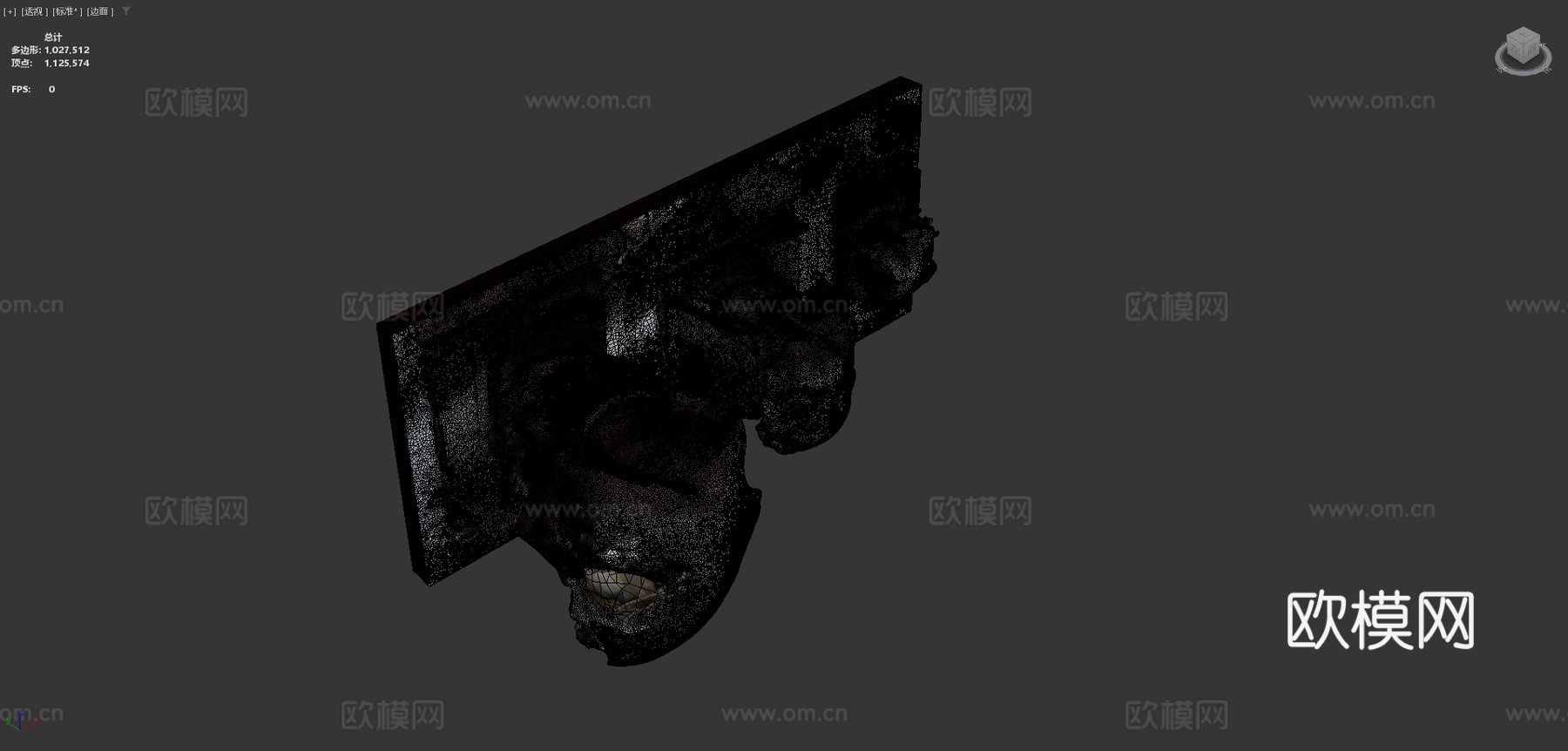 大象头骨su模型