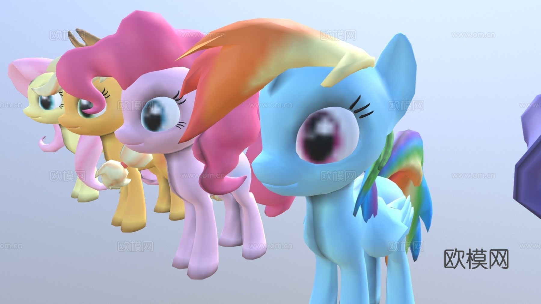 小马六号su模型下载（渲染图1）