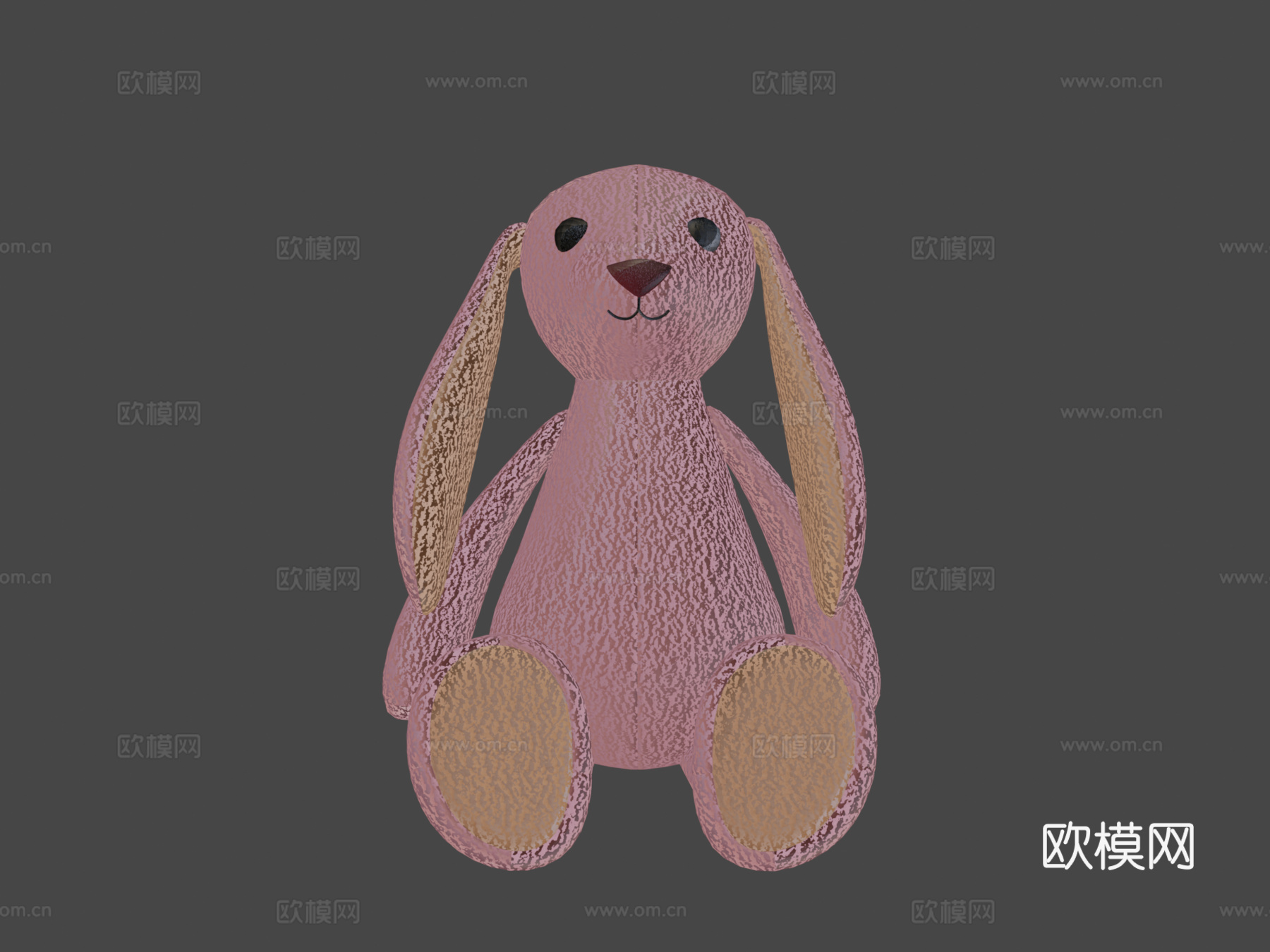 兔子玩偶su模型