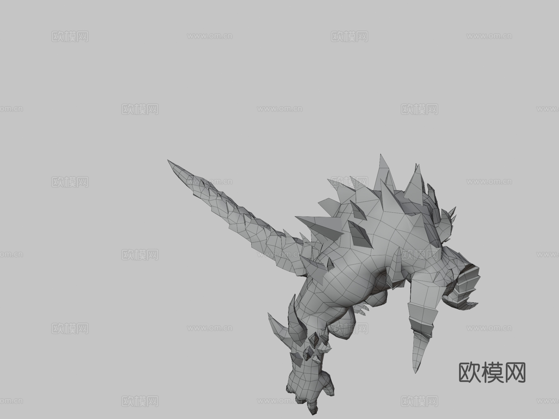 首领怪物巴洛克su模型