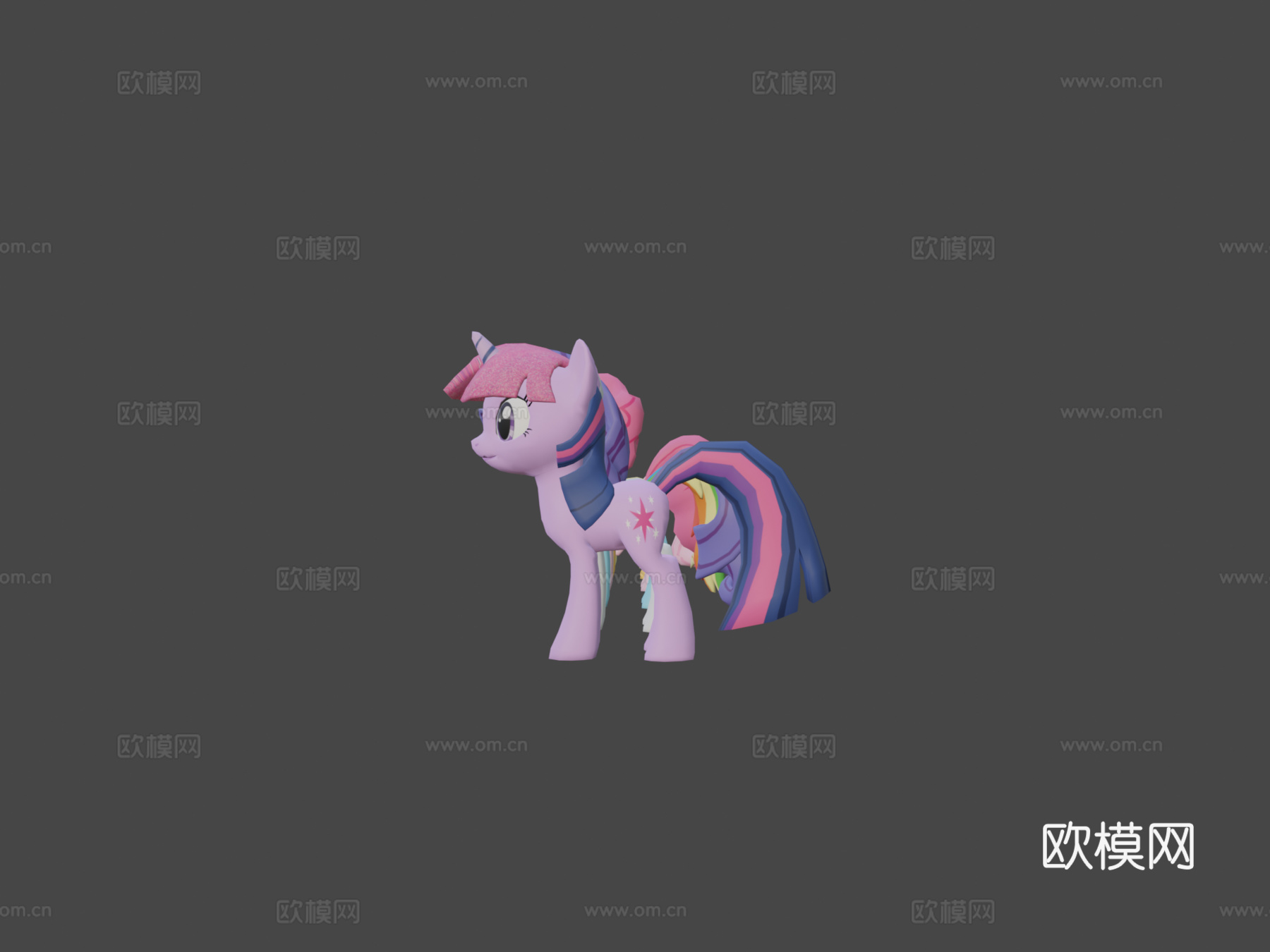 小马六号su模型下载（渲染图5）