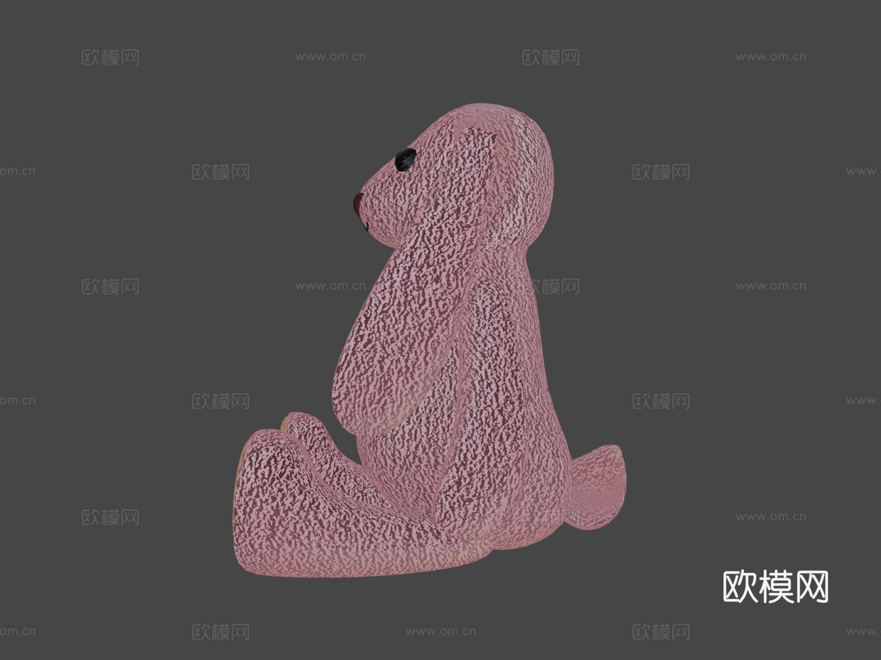 兔子玩偶su模型