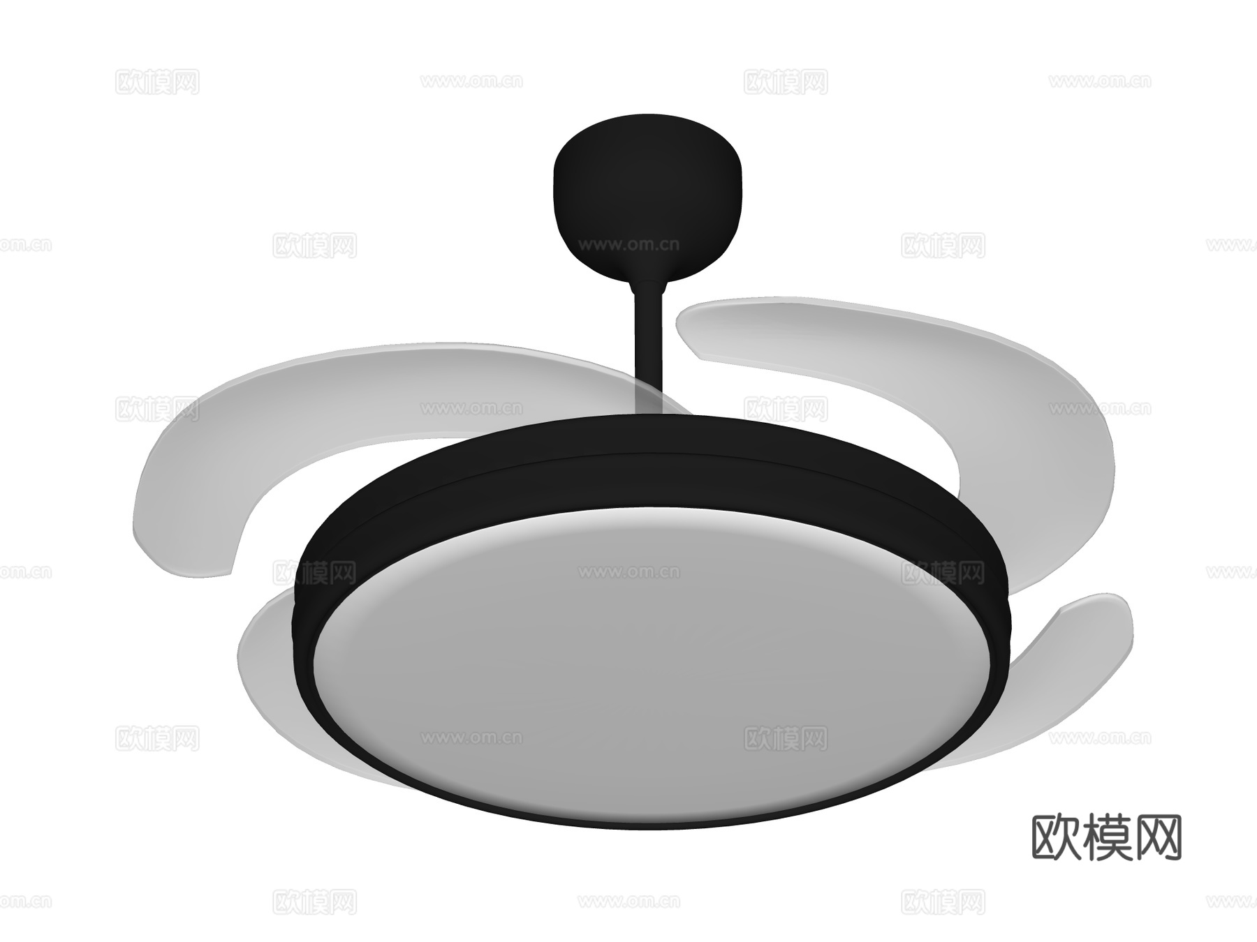 风扇 吊扇 风扇灯su模型下载（渲染图2）