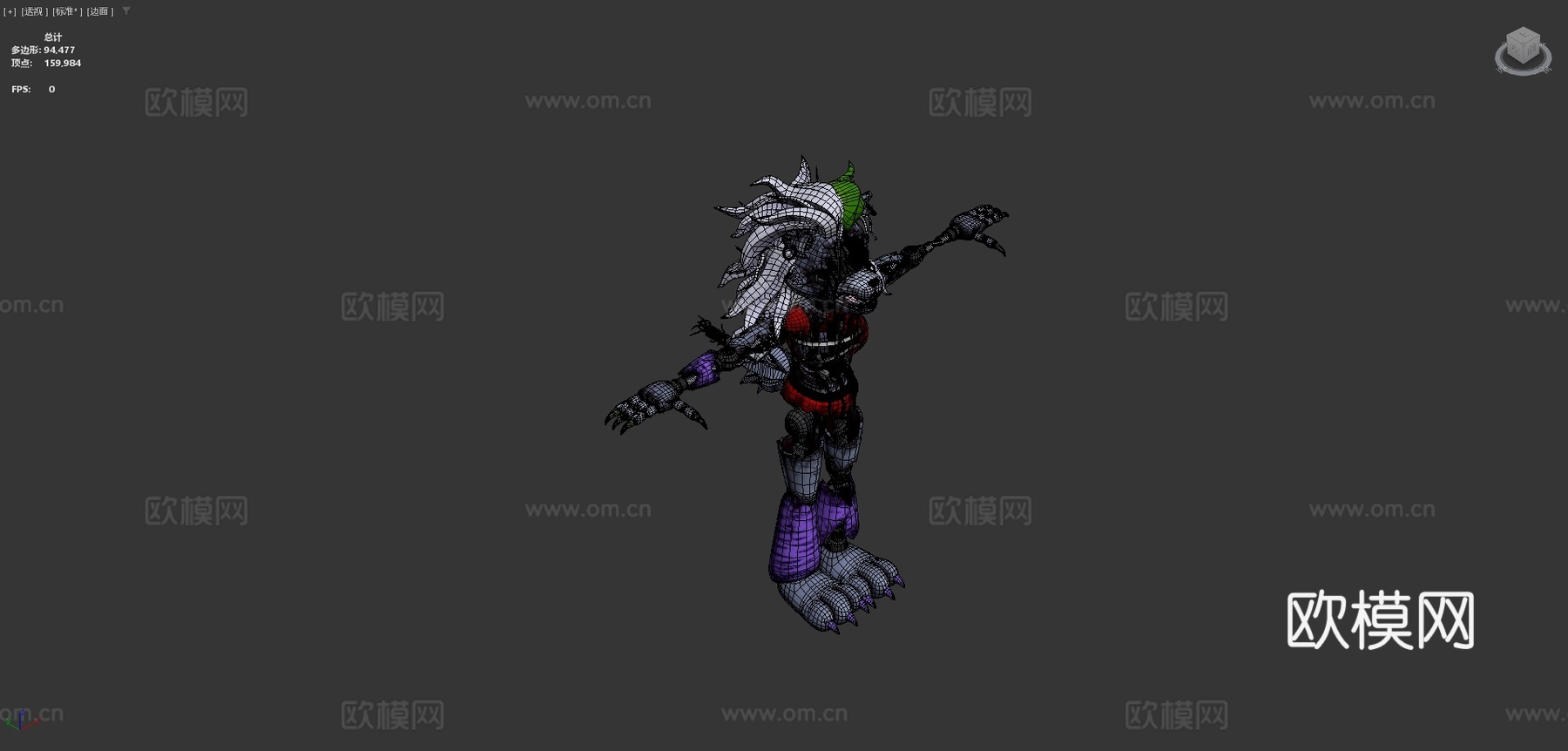 破碎的罗克珊狼su模型