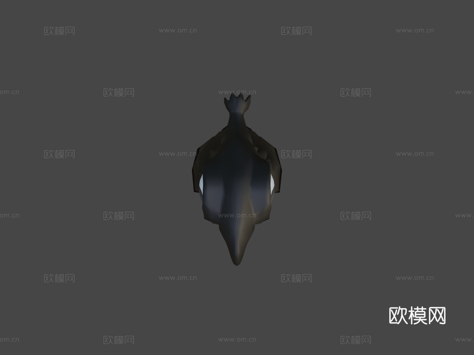 风格化鹦鹉su模型