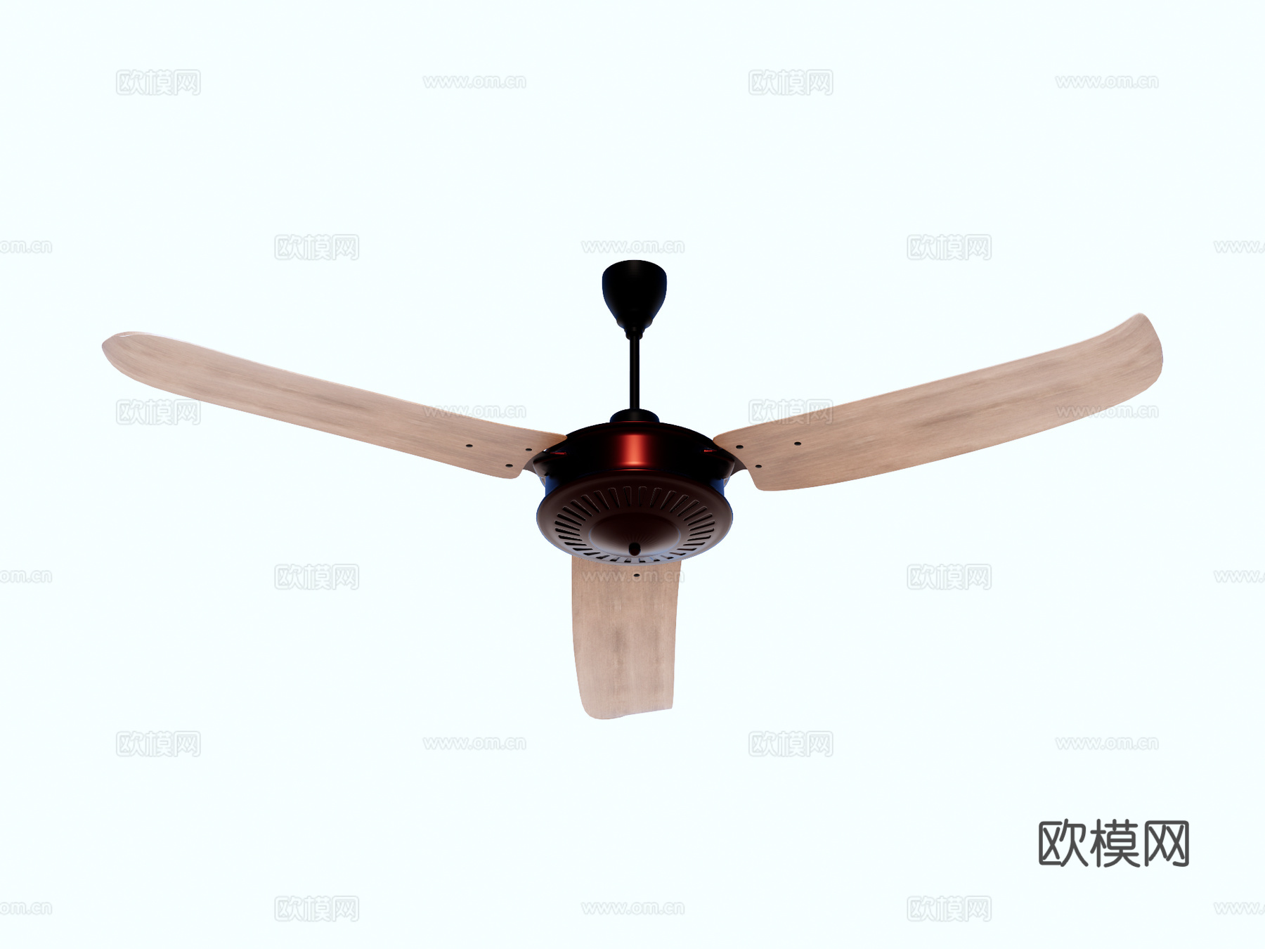 风扇 吊扇su模型下载（渲染图1）