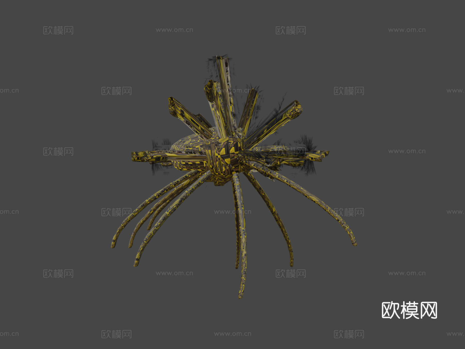 金丝圆蛛su模型下载（渲染图5）