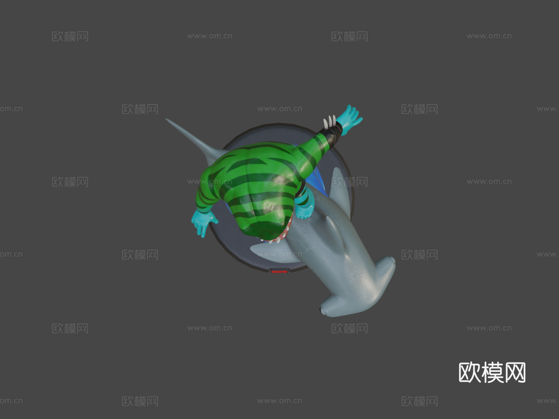 潮汐猎人刀塔2su模型下载（渲染图5）