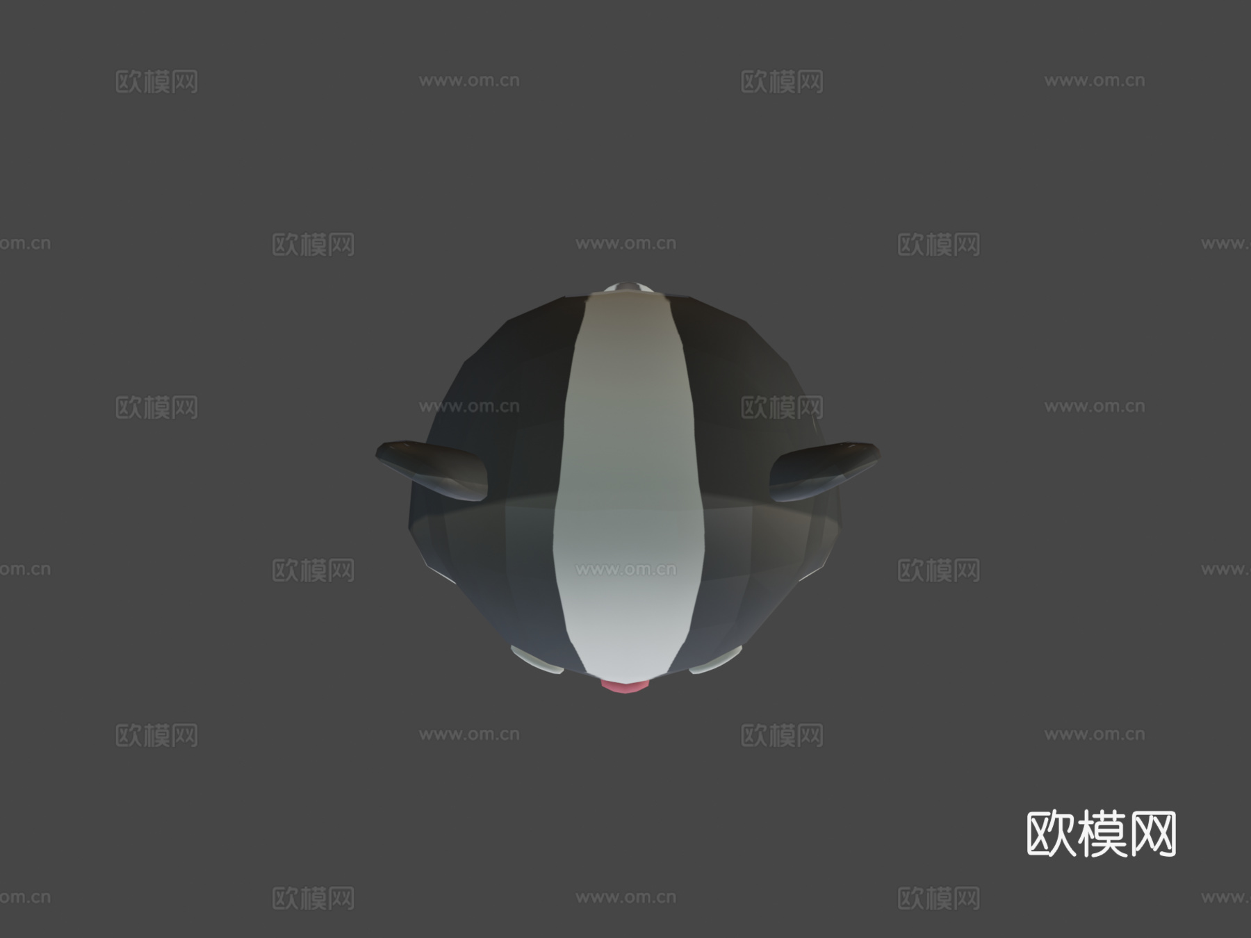 臭鼬动画骨骼su模型