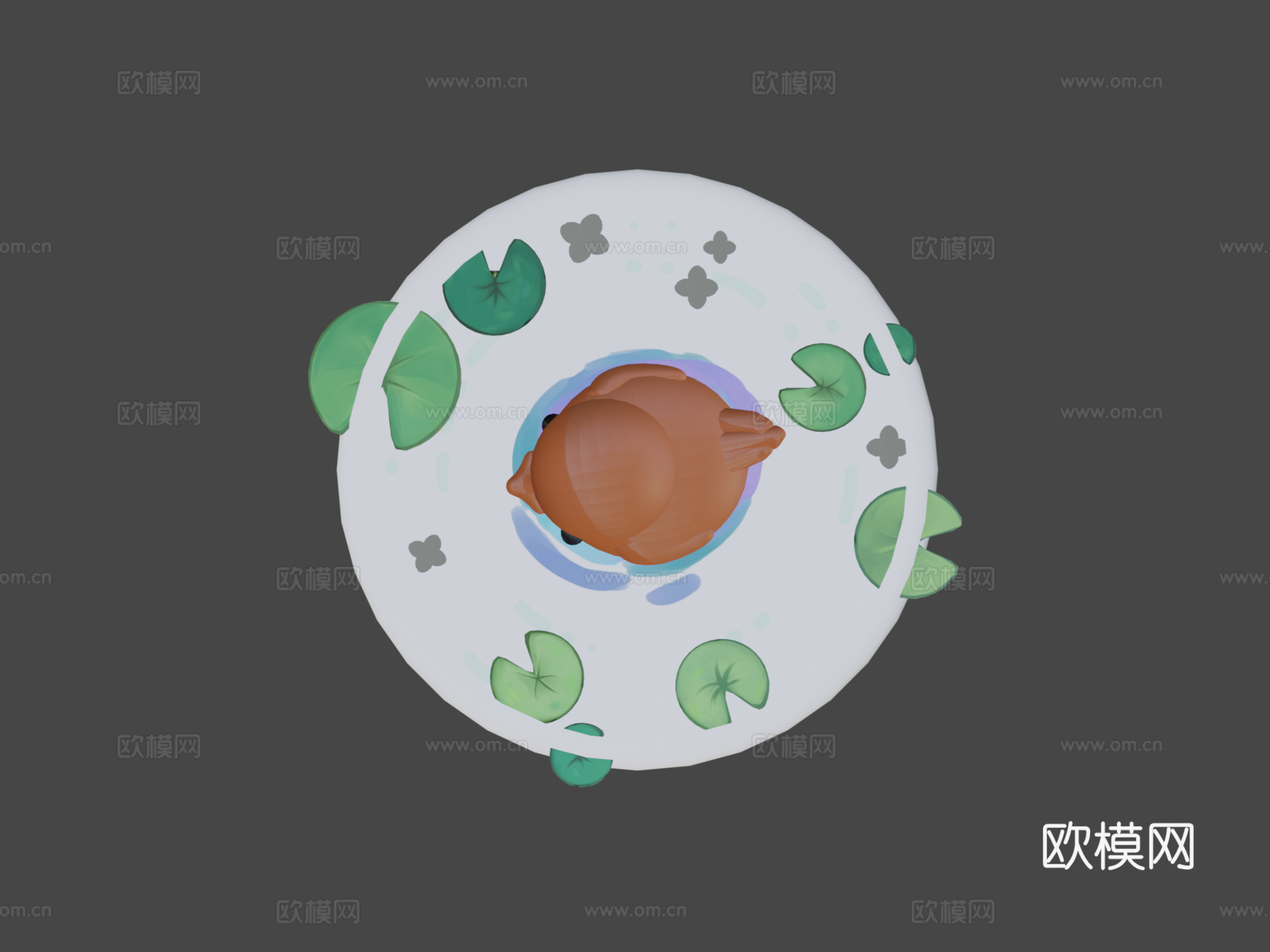 鸭子池塘su模型下载（渲染图8）